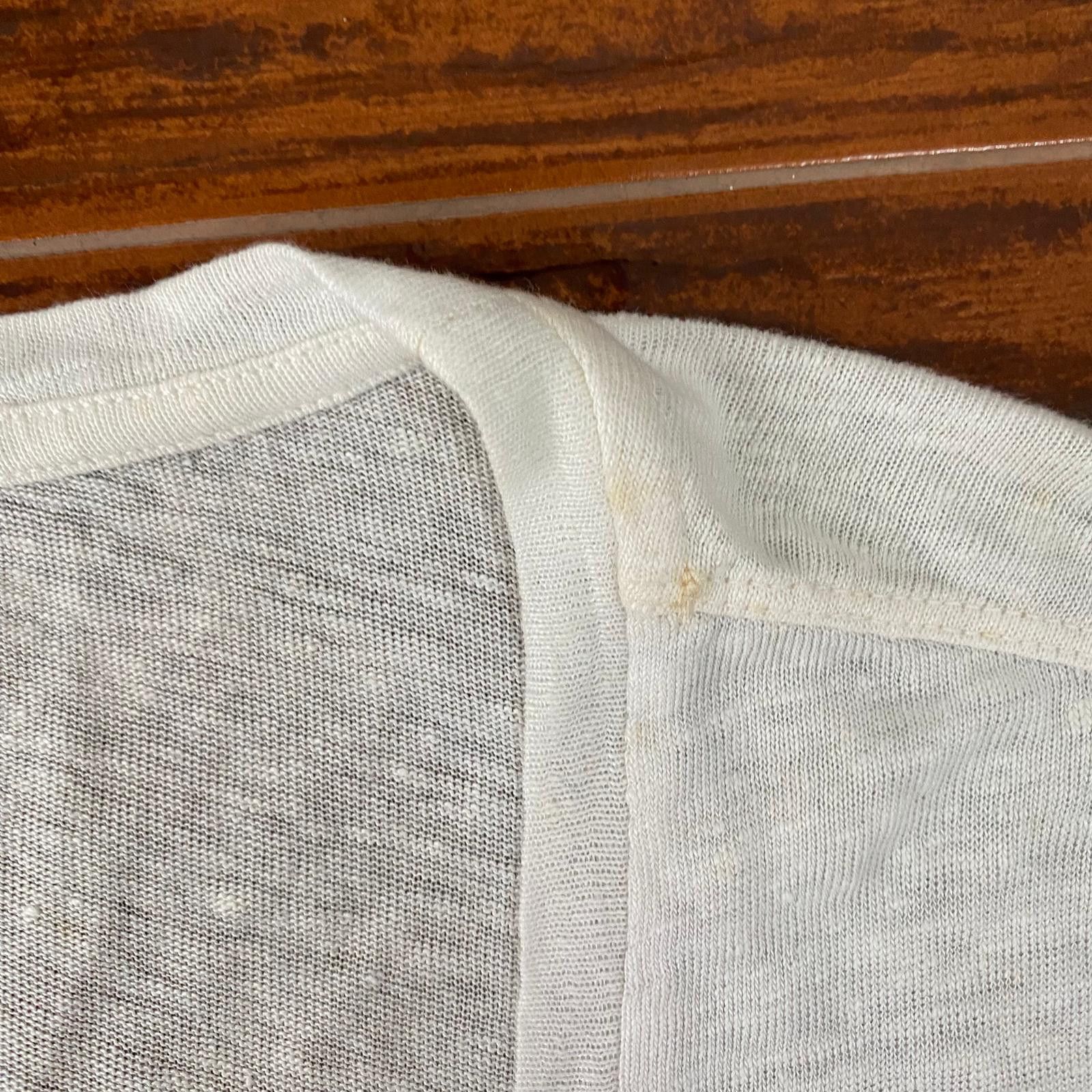 Zadig & Voltaire White and Blue Wanda Ombre Linen T-Shirt Size M / US 6-8 / IT 42-44 - 2 Thumbnail