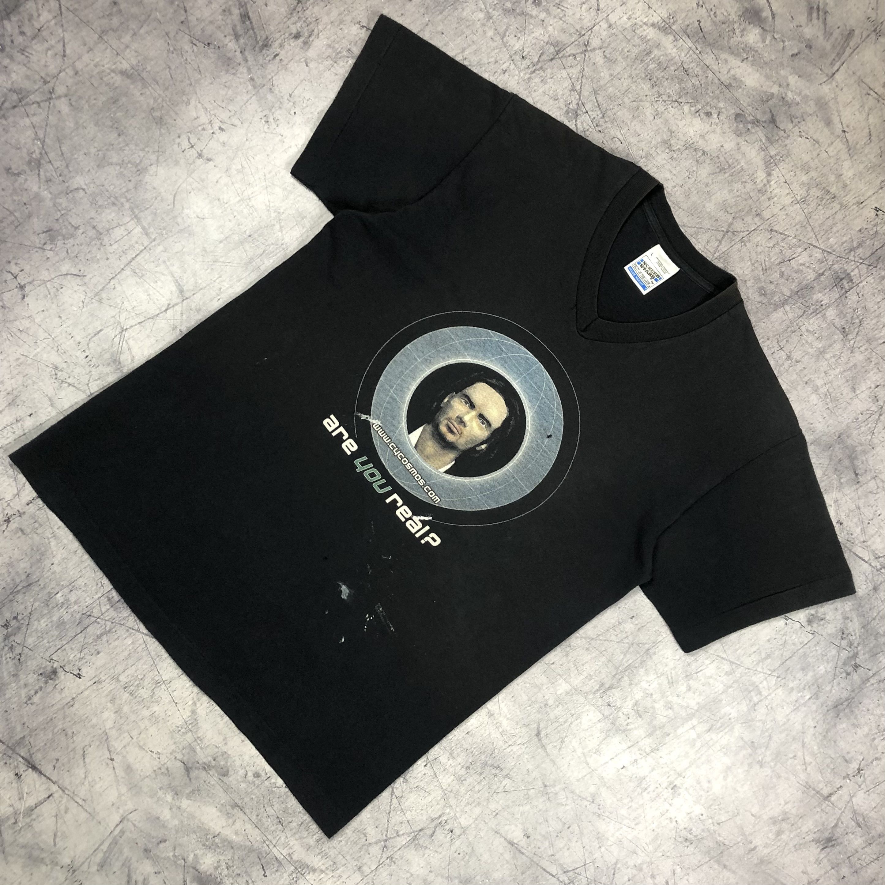 Microsoft RARE Cycosmos Are U Real? Vintage 90s Webapp Tee opium Size US L / EU 52-54 / 3 - 7 Thumbnail