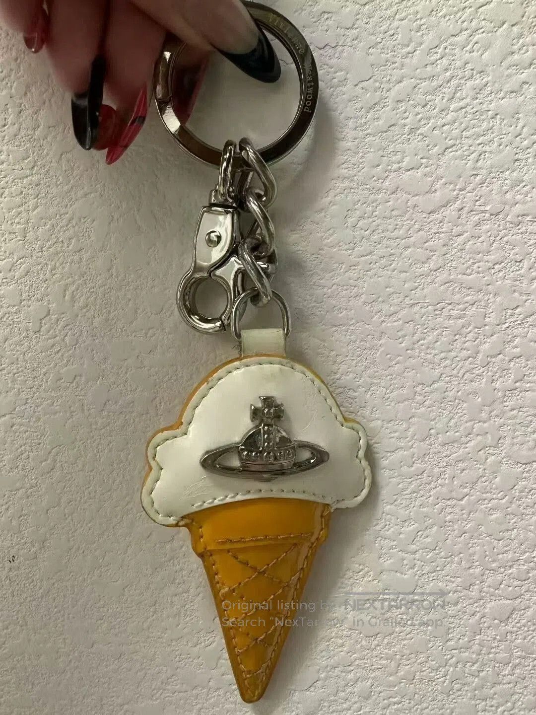 Vivienne Westwood Saturn Keychain.