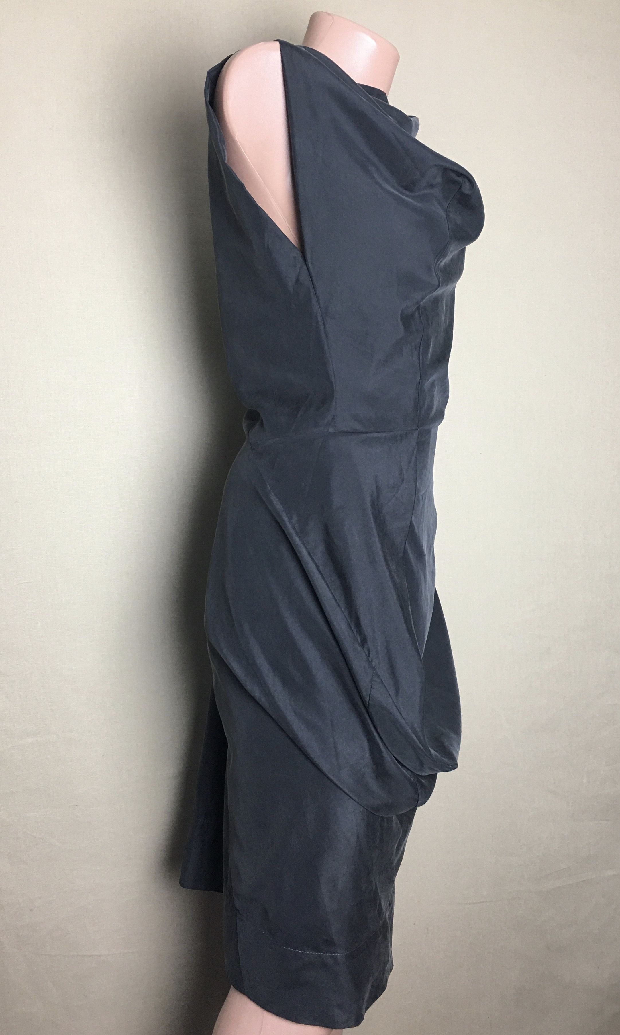 Vivienne Westwood Vivienne Westwood Anglomania Silk Blend Abstract Dress IT42 Size M / US 6-8 / IT 42-44 - 3 Thumbnail