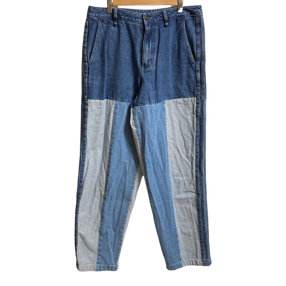 Other Other adidas Originals KSENIA SCHNAIDER Patchwork Cotton Jeans Textile Jeans DUTY FREE for USA Size ONE SIZE - 1 Thumbnail