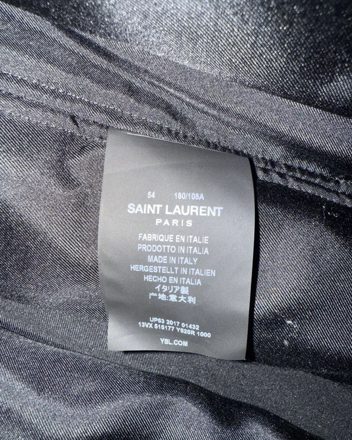 Saint Laurent Paris *rare* 18SS Runway Collection Embroidered Bomber Jacket Size US L / EU 52-54 / 3 - 5 Thumbnail
