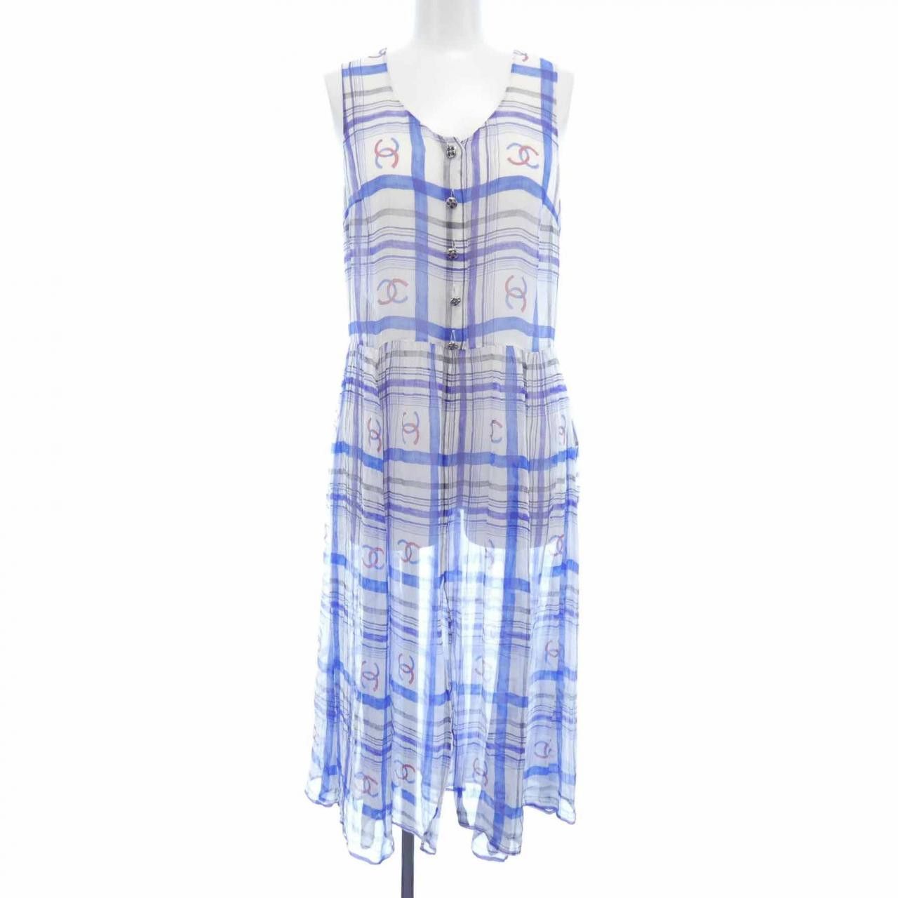 Chanel Chanel Chanel P74457V65979 Silk Dress Others Dresses P74457V65979 DUTY FREE for USA Size ONE SIZE - 1 Thumbnail