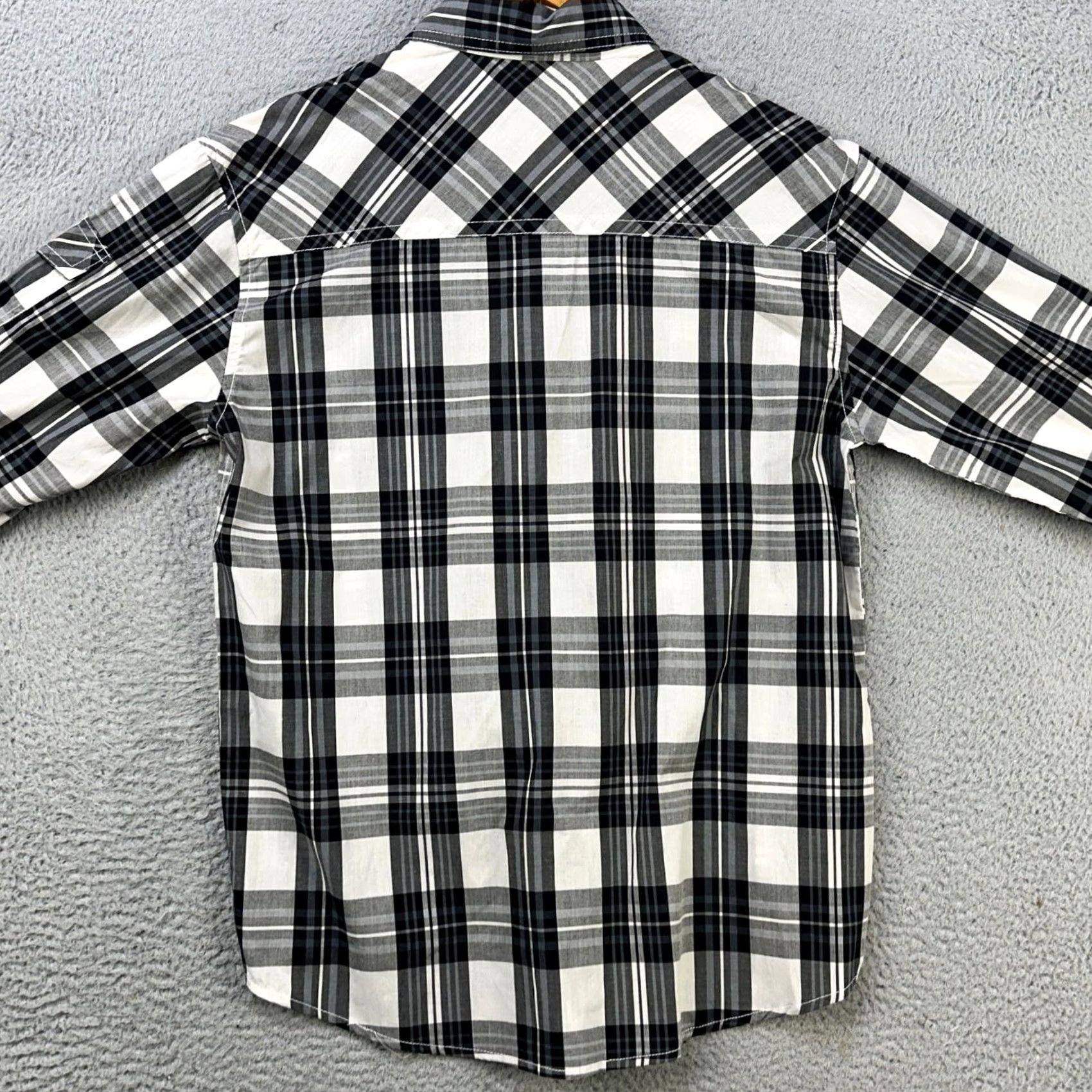 Southpole Southpole Shirt Button Up Mens Medium Black White Plaid Flap Pocket Casual NEW Size US M / EU 48-50 / 2 - 3 Thumbnail
