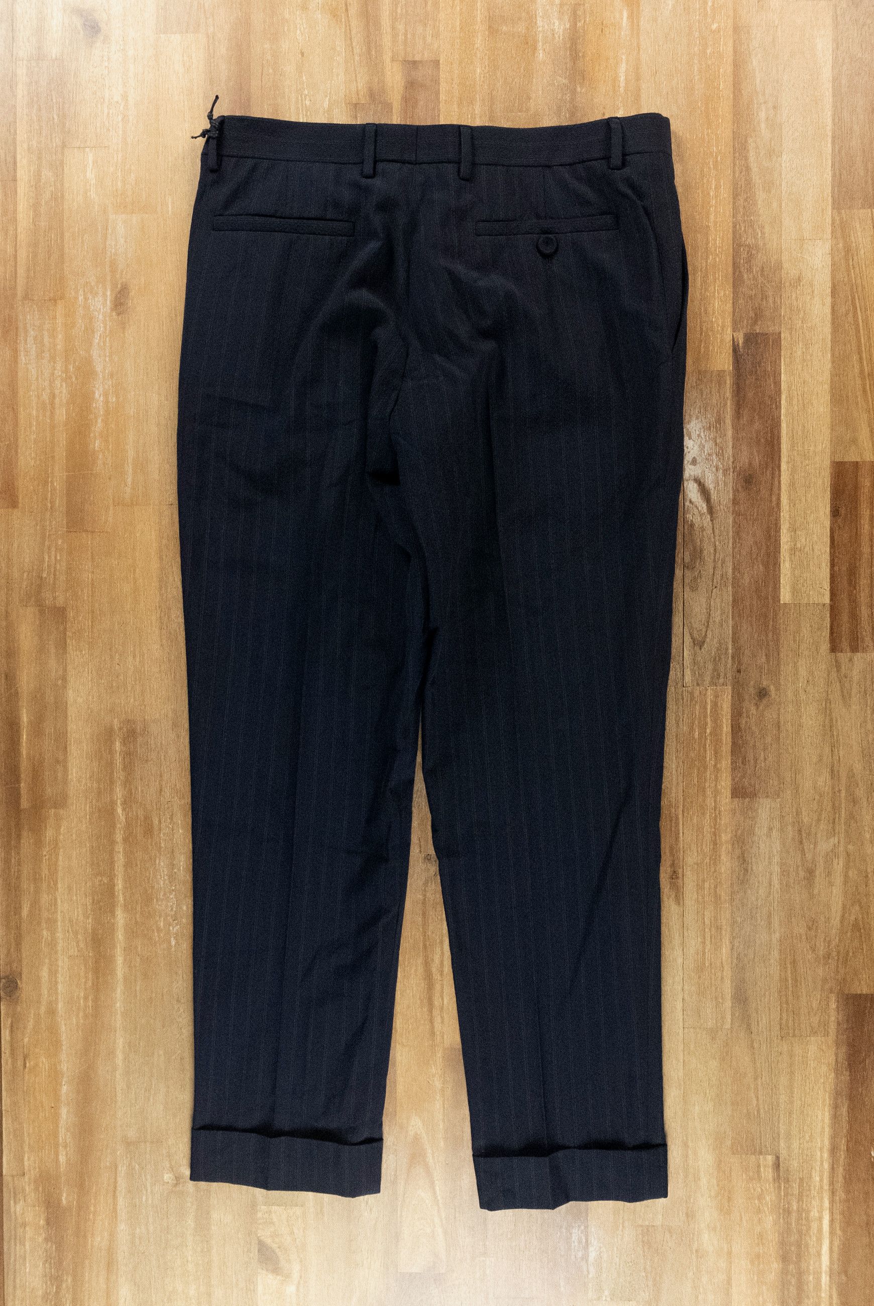 Dior DIOR navy blue striped wool dress pants trousers 32 / 48 Size US 32 / EU 48 - 7 Thumbnail