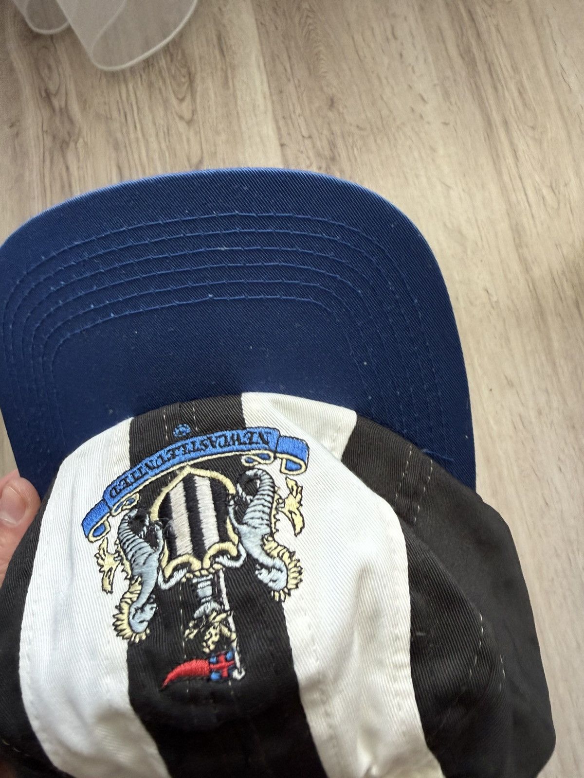 Adidas Rare vintage Adidas New Castle United black/white cap Size ONE SIZE - 11 Thumbnail