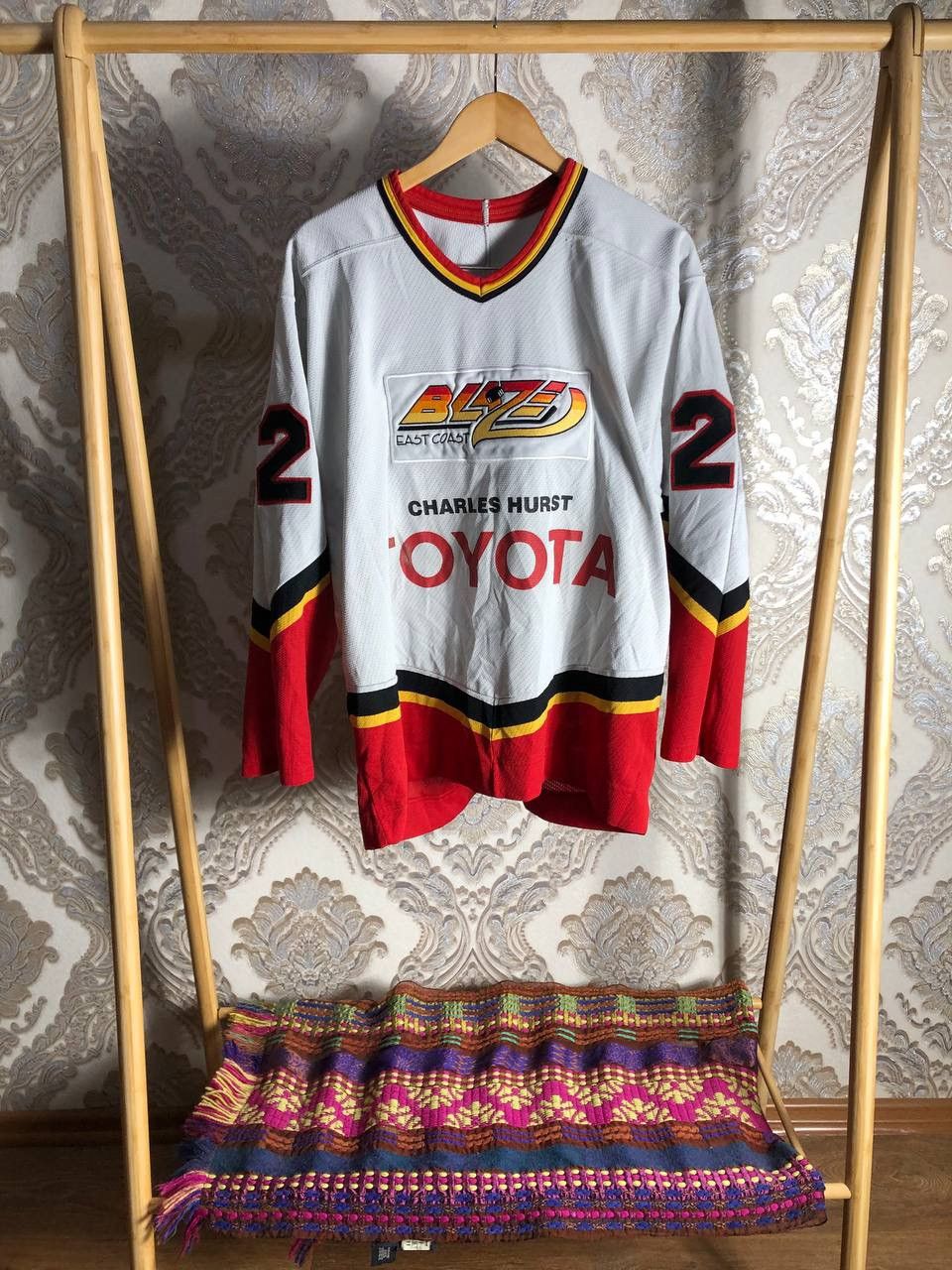 Ccm × Vintage VERY RARE BLAZE EAST COAST HOCKEY CANADA JERSEY BLOKECORE Size US L / EU 52-54 / 3 - 2 Thumbnail