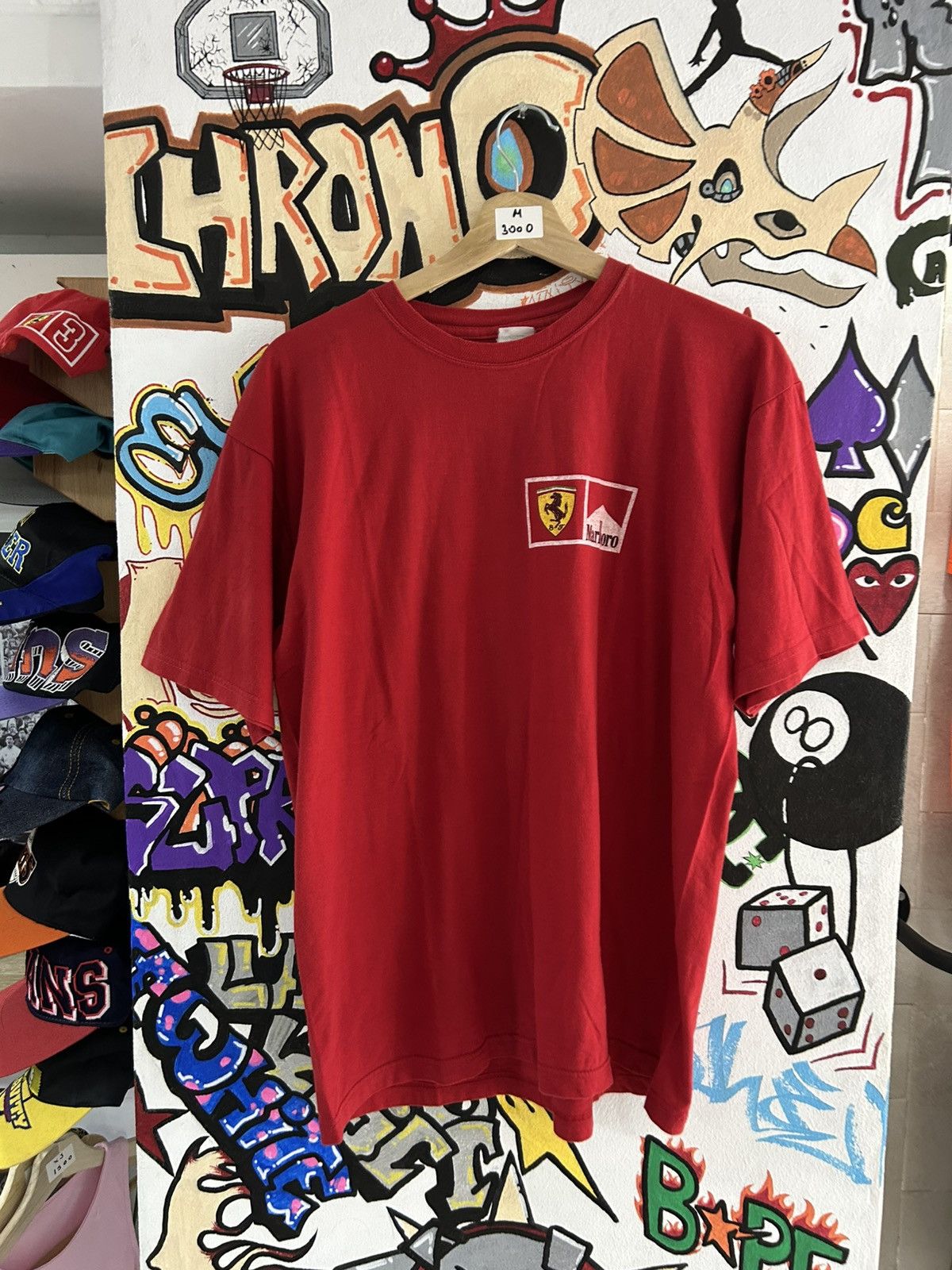 Vintage Ferrari Pit Stop 90s Tee Size US L / EU 52-54 / 3 - 1 Thumbnail