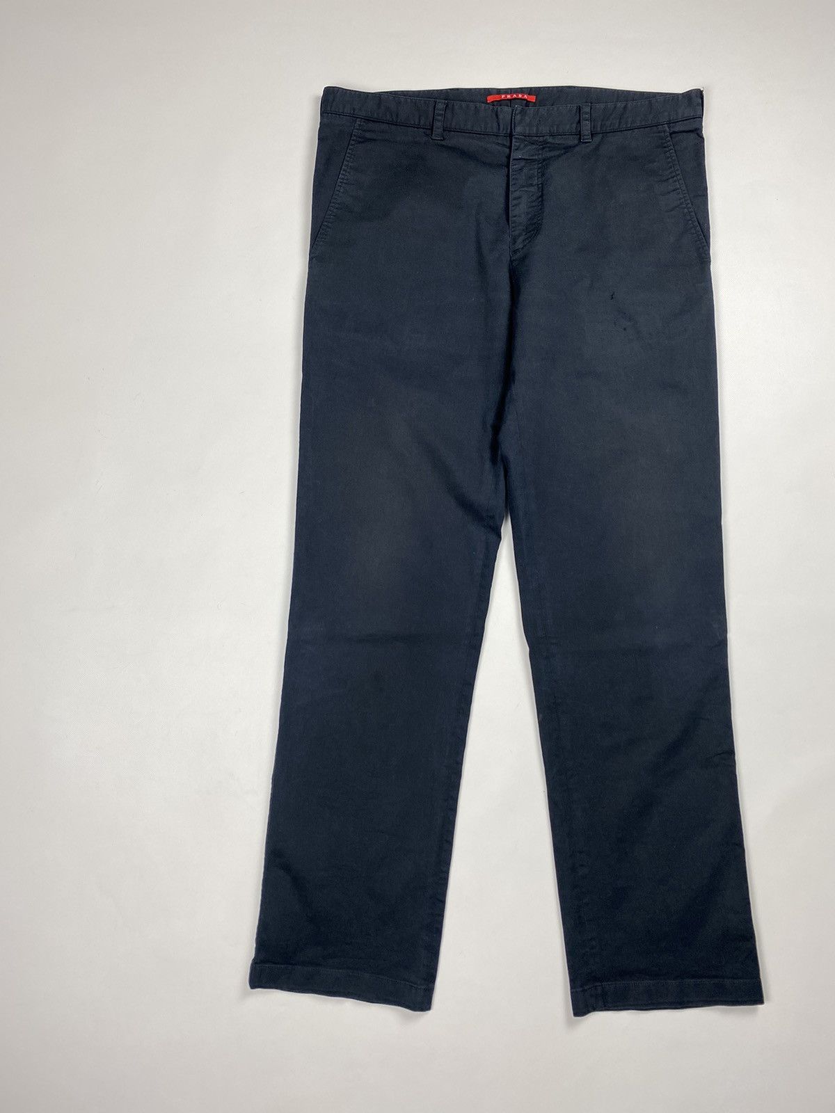 Prada Prada black tab men’s chino pants trousers size 52 / Xl Size US 36 / EU 52 - 2 Thumbnail