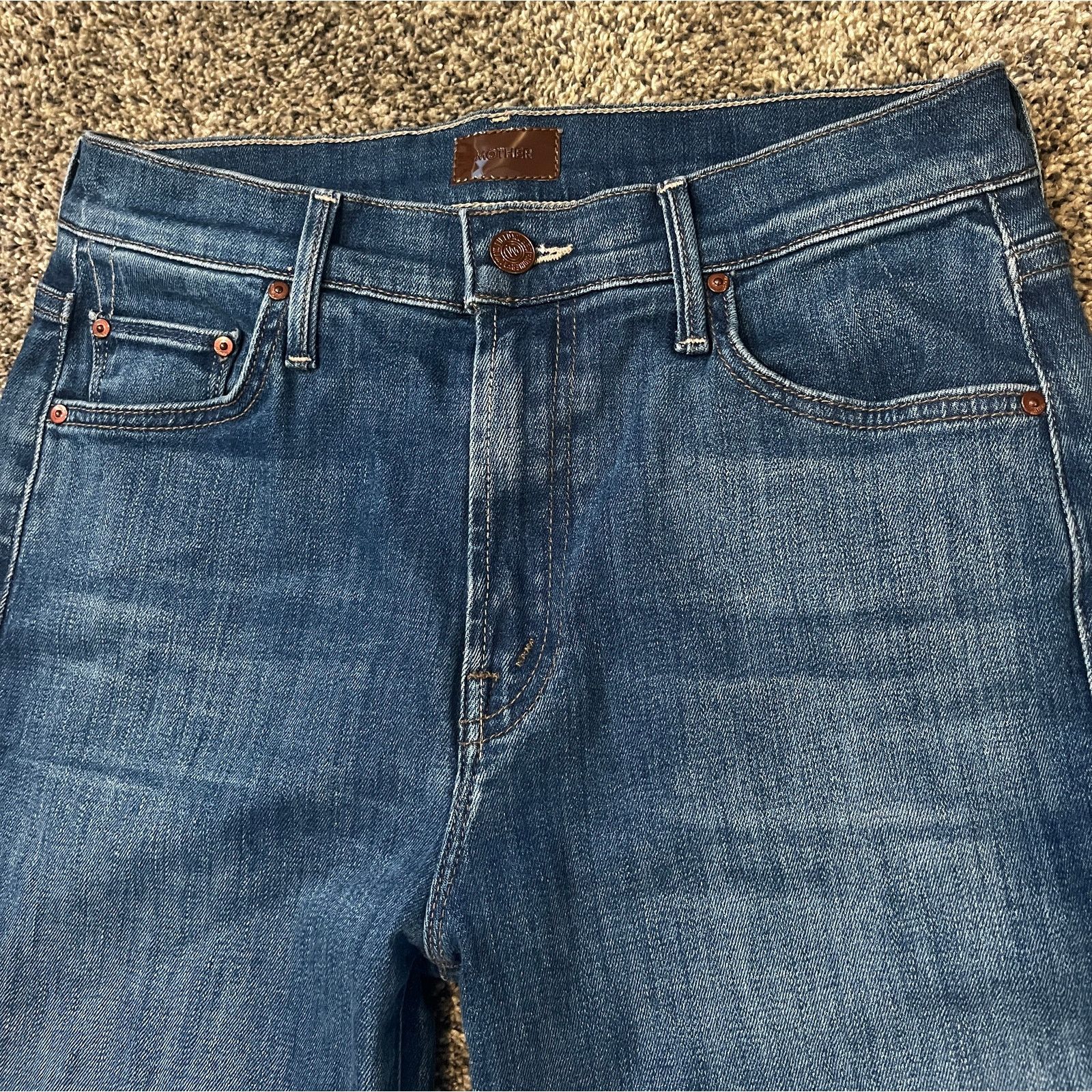 MOTHER Mother The Insider Heel Flare Jeans One Trick Pony Womens 27 Size 27" / US 4 / IT 40 - 4 Thumbnail
