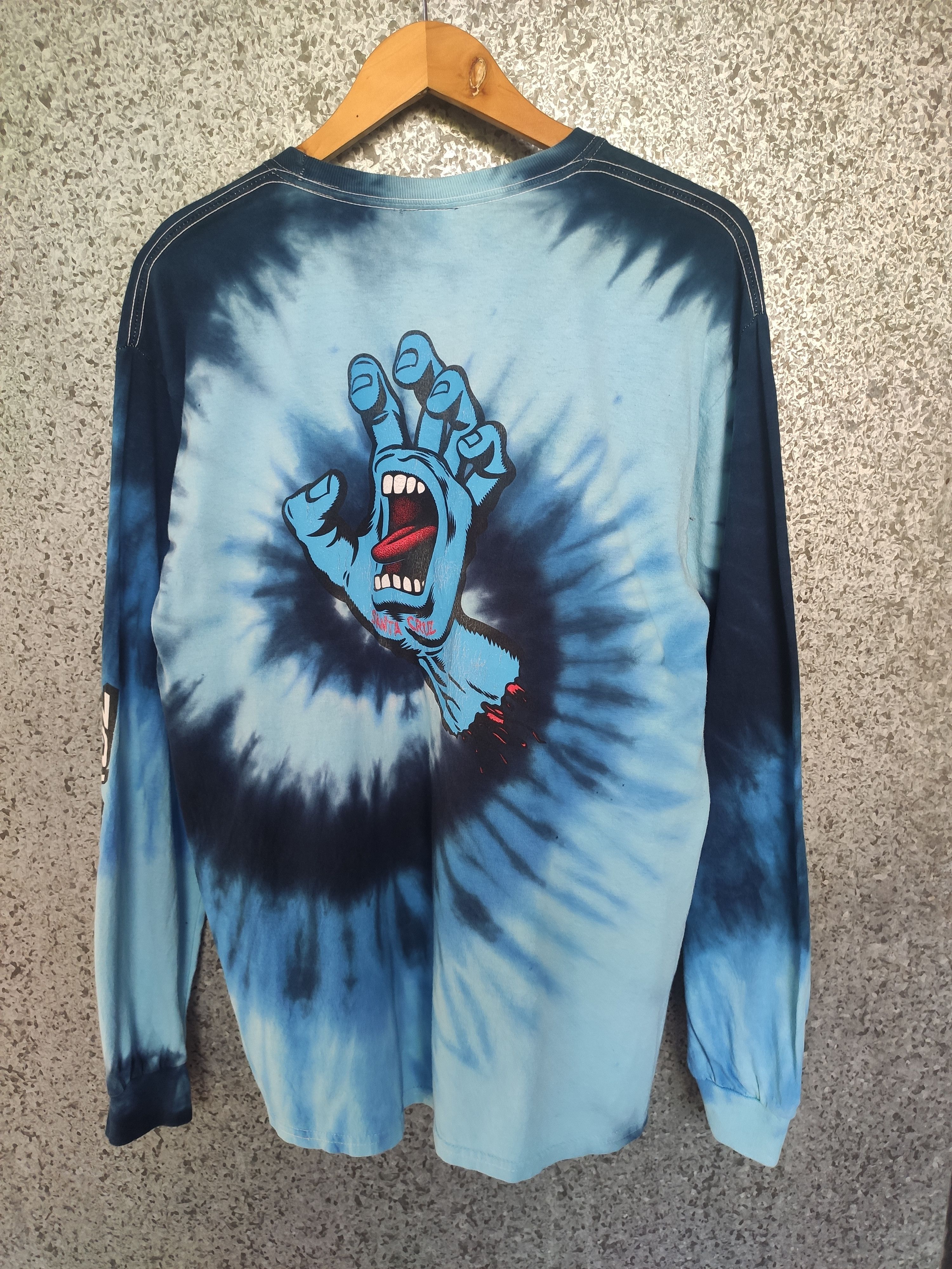 Santa Cruz Skateboards 🔥 Vintage Santa Cruz t shirt long sleeve tye dye Size US L / EU 52-54 / 3 - 1 Thumbnail