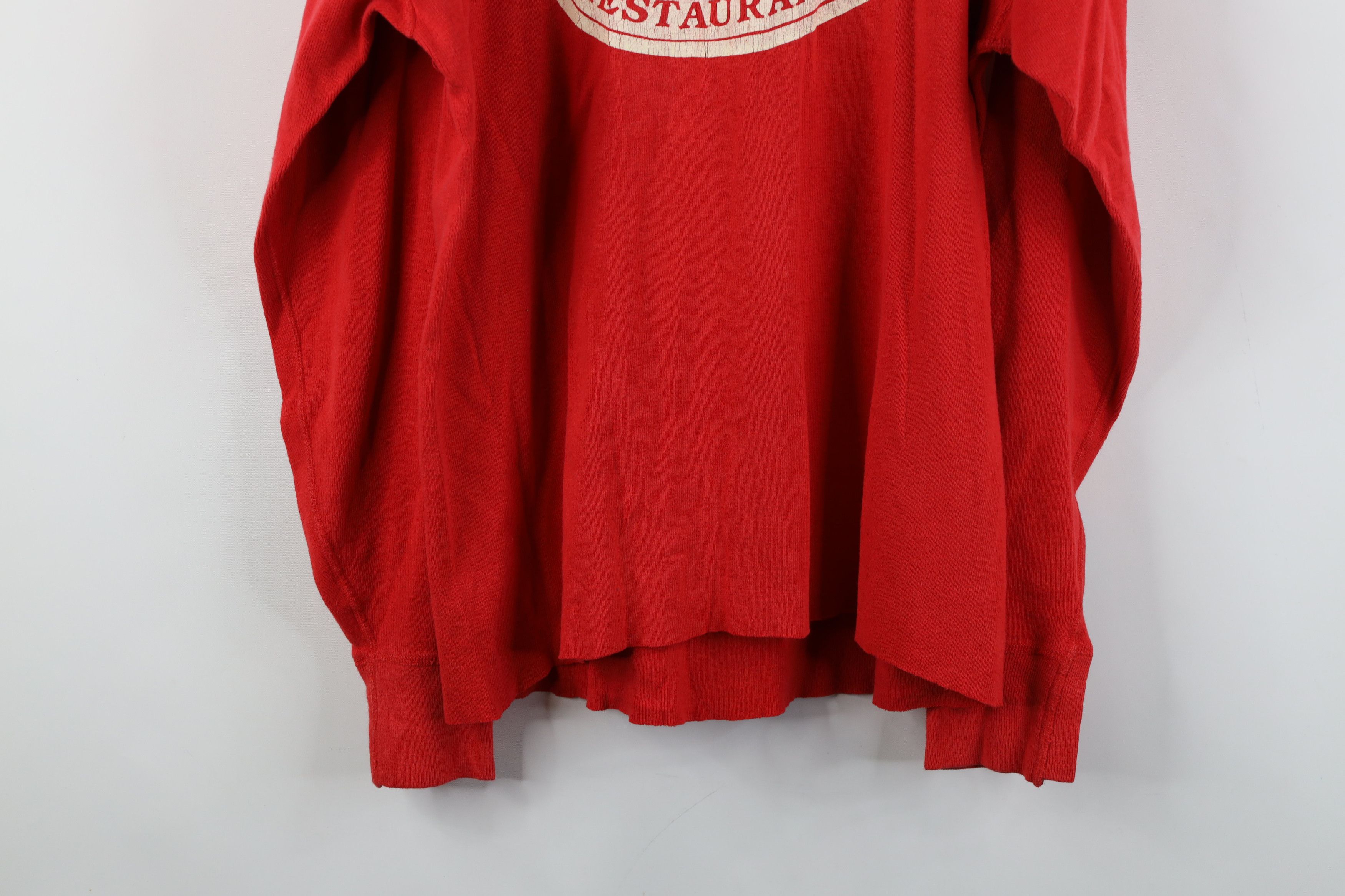 Vintage Vintage 70s Restaurant Thermal Ribbed Knit Henley T-Shirt Size US XL / EU 56 / 4 - 13 Thumbnail