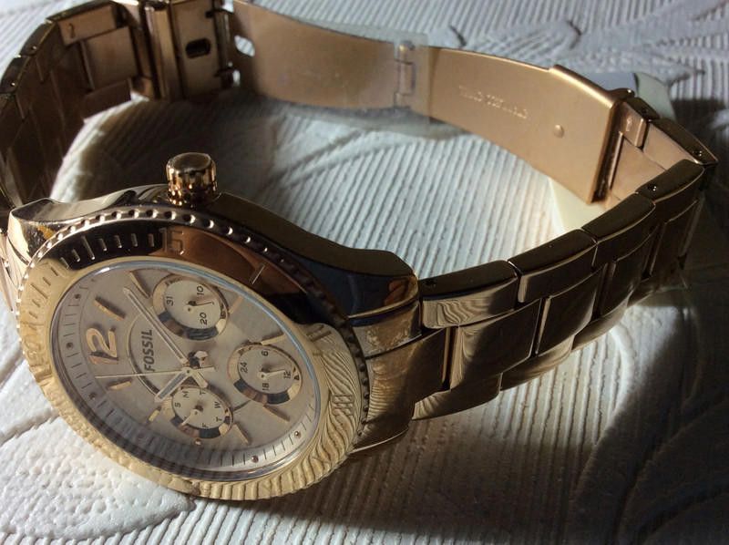 Fossil Fossil Men's Rose gold Stainless steel bracelet watch Size ONE SIZE - 3 Thumbnail
