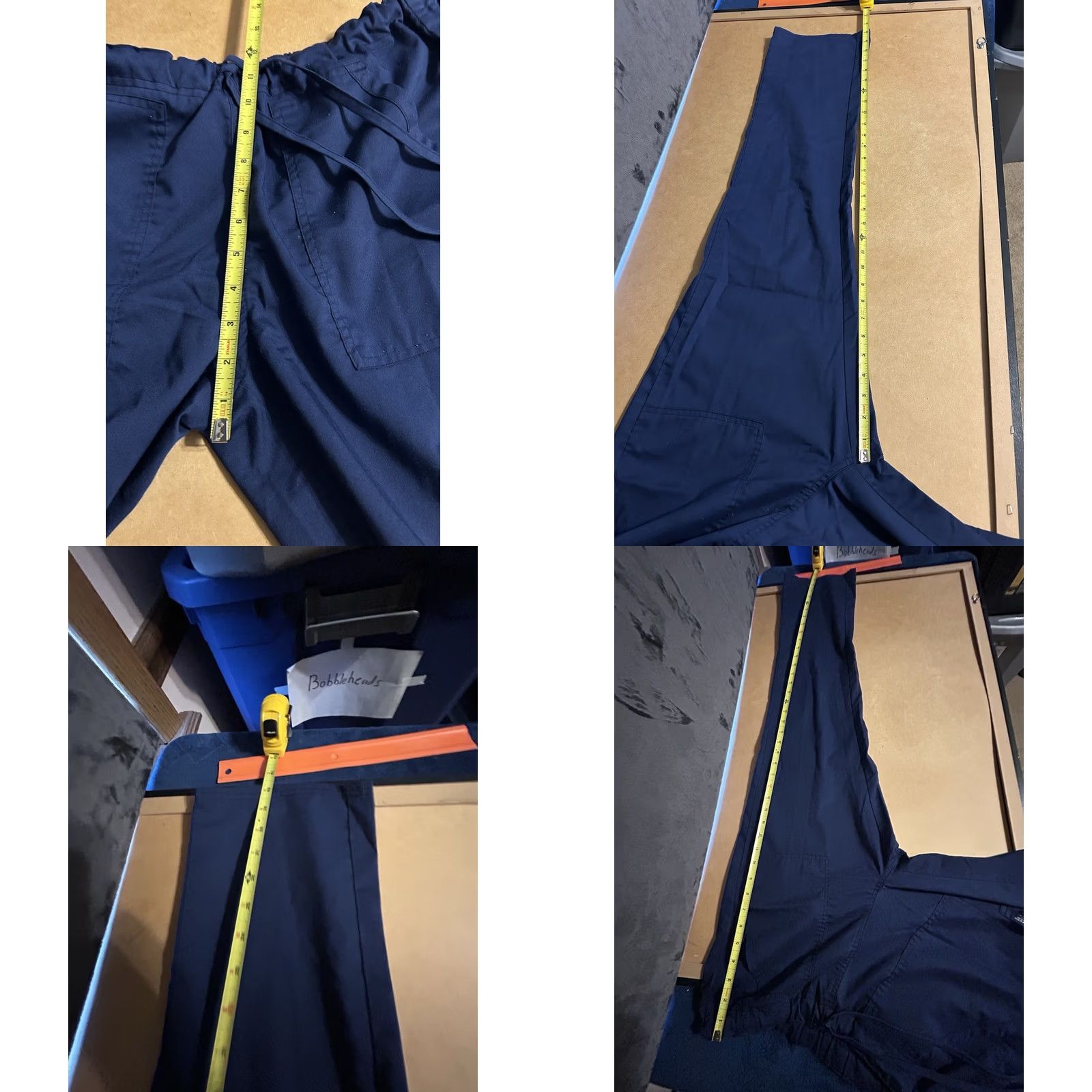 Cherokee Cherokee Scrub Pants Women Medium Navy Drawstrings Style#WW020 Blue Size 32" / US 10 / IT 46 - 9 Thumbnail