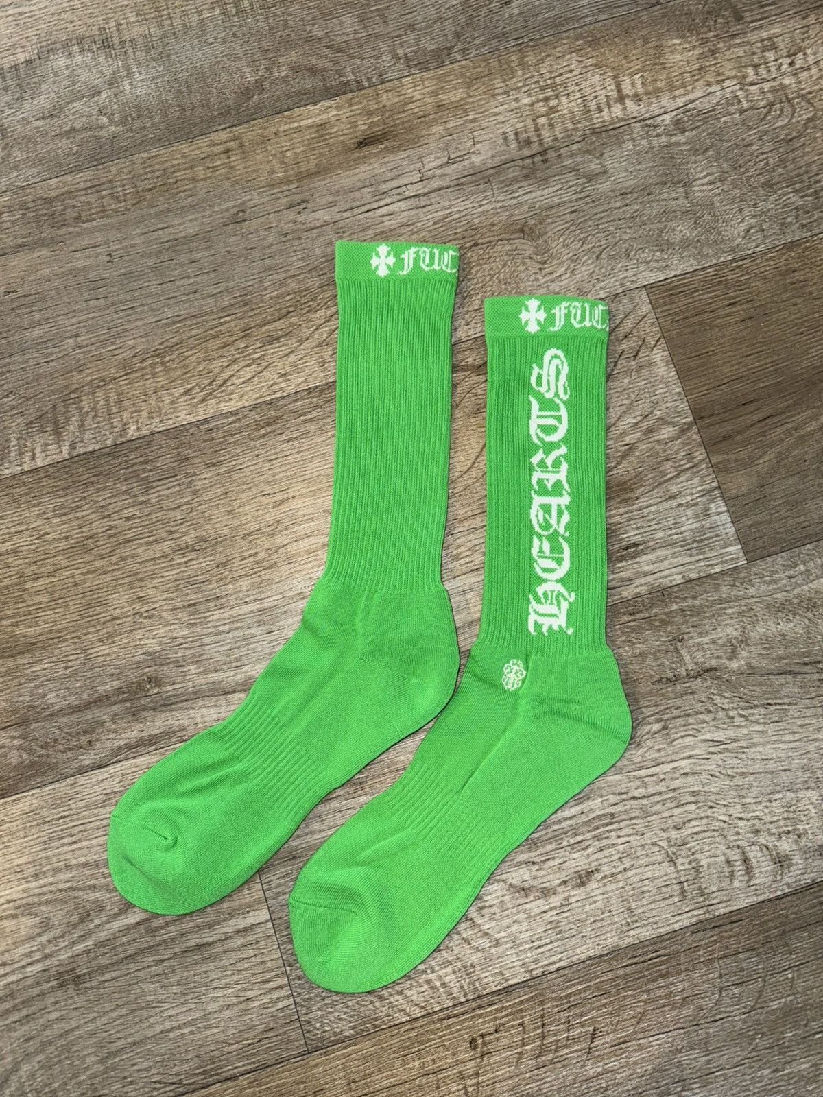Chrome Hearts CHROME HEARTS MATTY BOY *F*CK YOU* SOCKS Size ONE SIZE - 1 Thumbnail