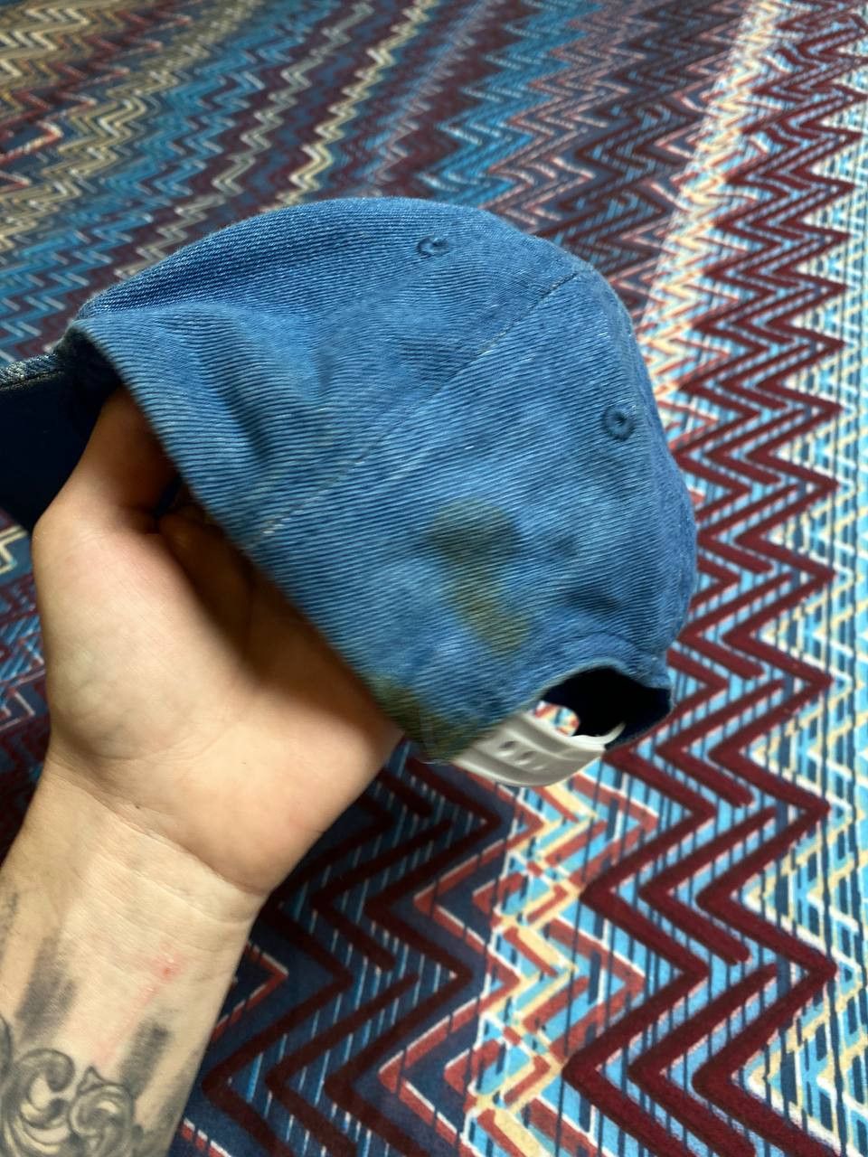 Diesel Hats blue Vintage big logo Diesel Cap Y2K streetwear Size ONE SIZE - 7 Thumbnail