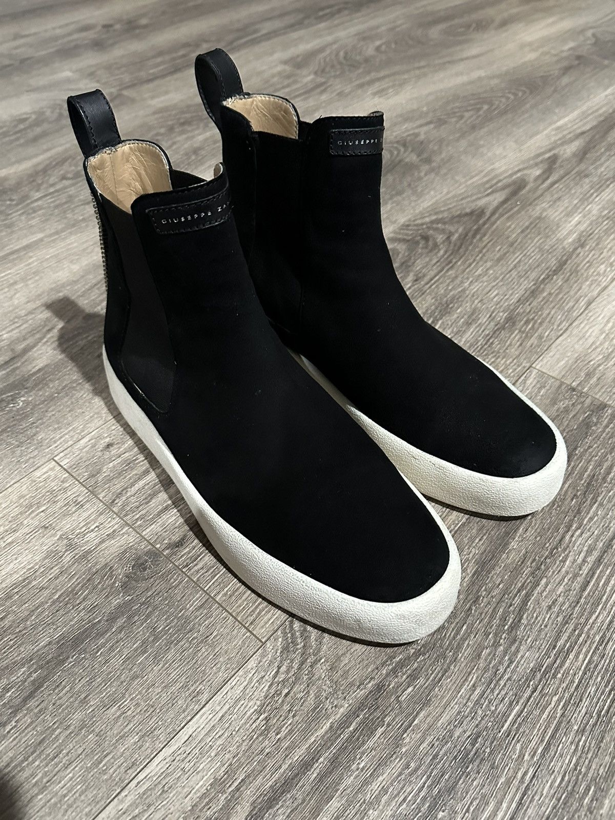 image of Giuseppe Zanotti Rudy Chelsea Sneaker Sz43 in Black, Men's (Size 10)