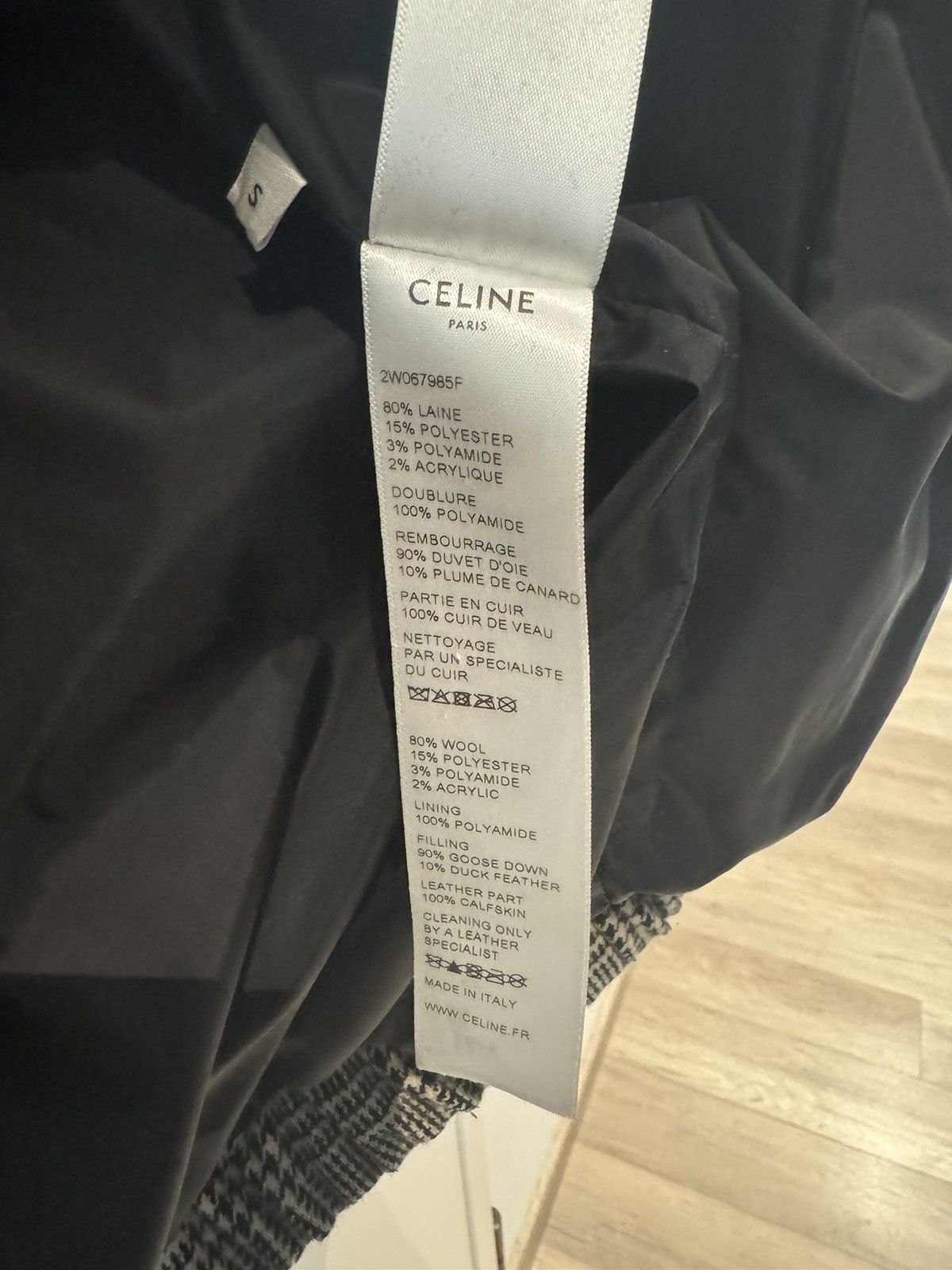 Celine × Hedi Slimane Celine by Hedi Slimane Winter Bomber With Removable Sleeves Size US S / EU 44-46 / 1 - 6 Thumbnail