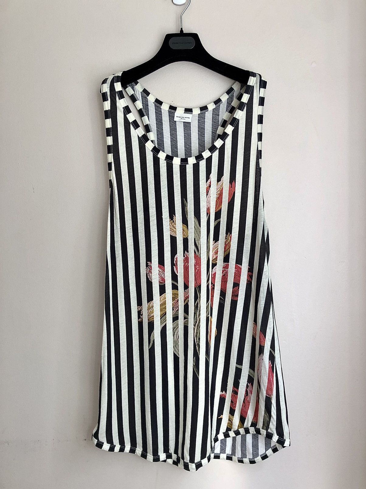 Dries Van Noten Dries Van Noten Oversized Striped Tulip Tank Size US S / EU 44-46 / 1 - 24 Thumbnail