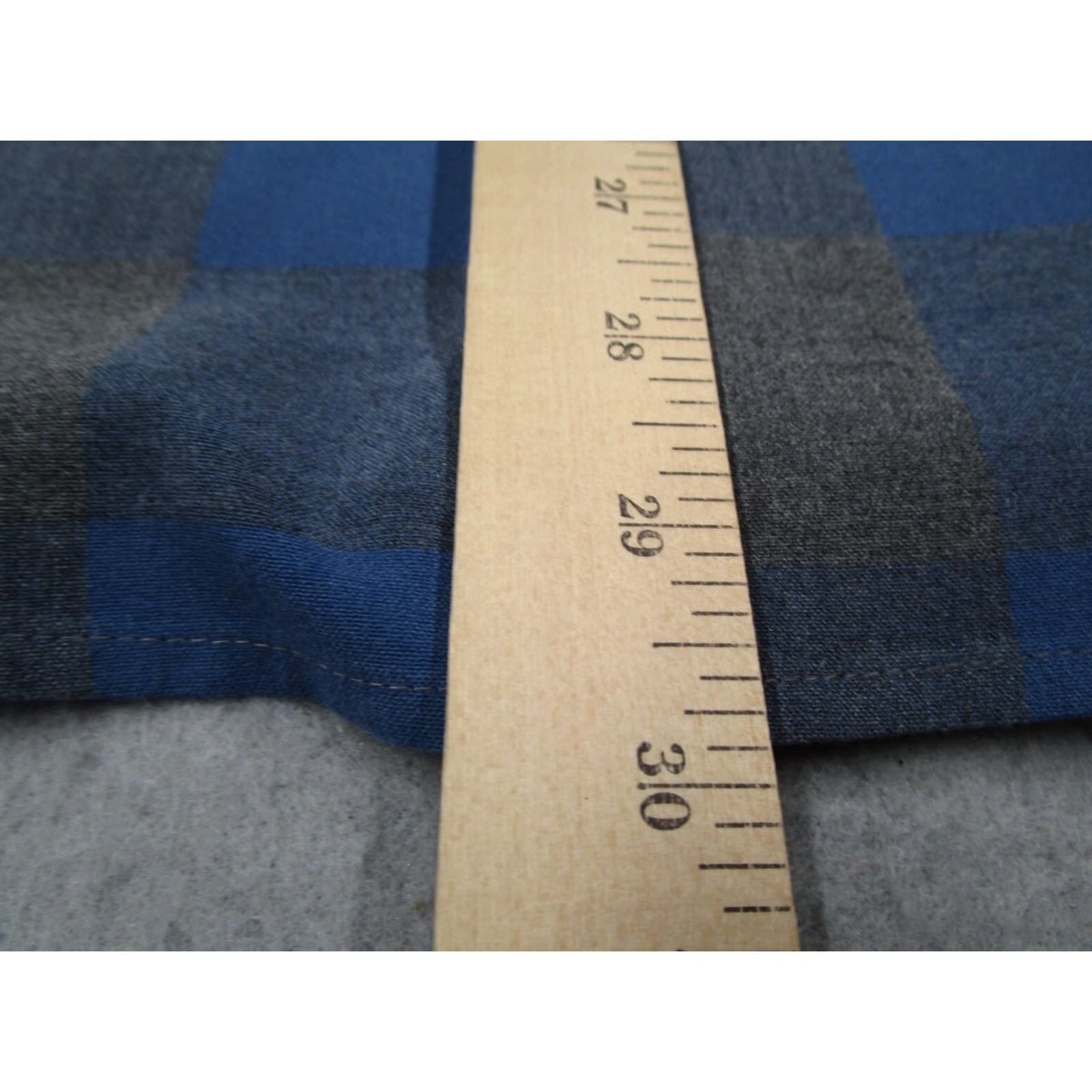 Mizzen+Main Mizzen+Main Shirt Mens Large Blue Check Trim Fit Button Up Work Made in USA Size US L / EU 52-54 / 3 - 7 Thumbnail