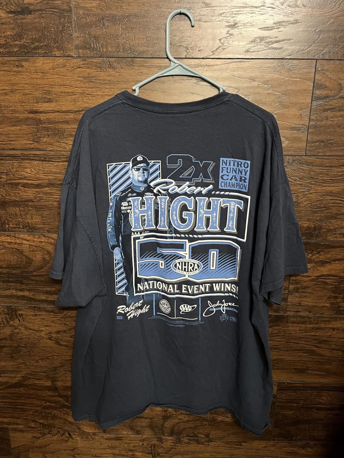 Designer Robert Hight T-shirt NHRA Drag Racing Nitro Funny Car | Grailed
