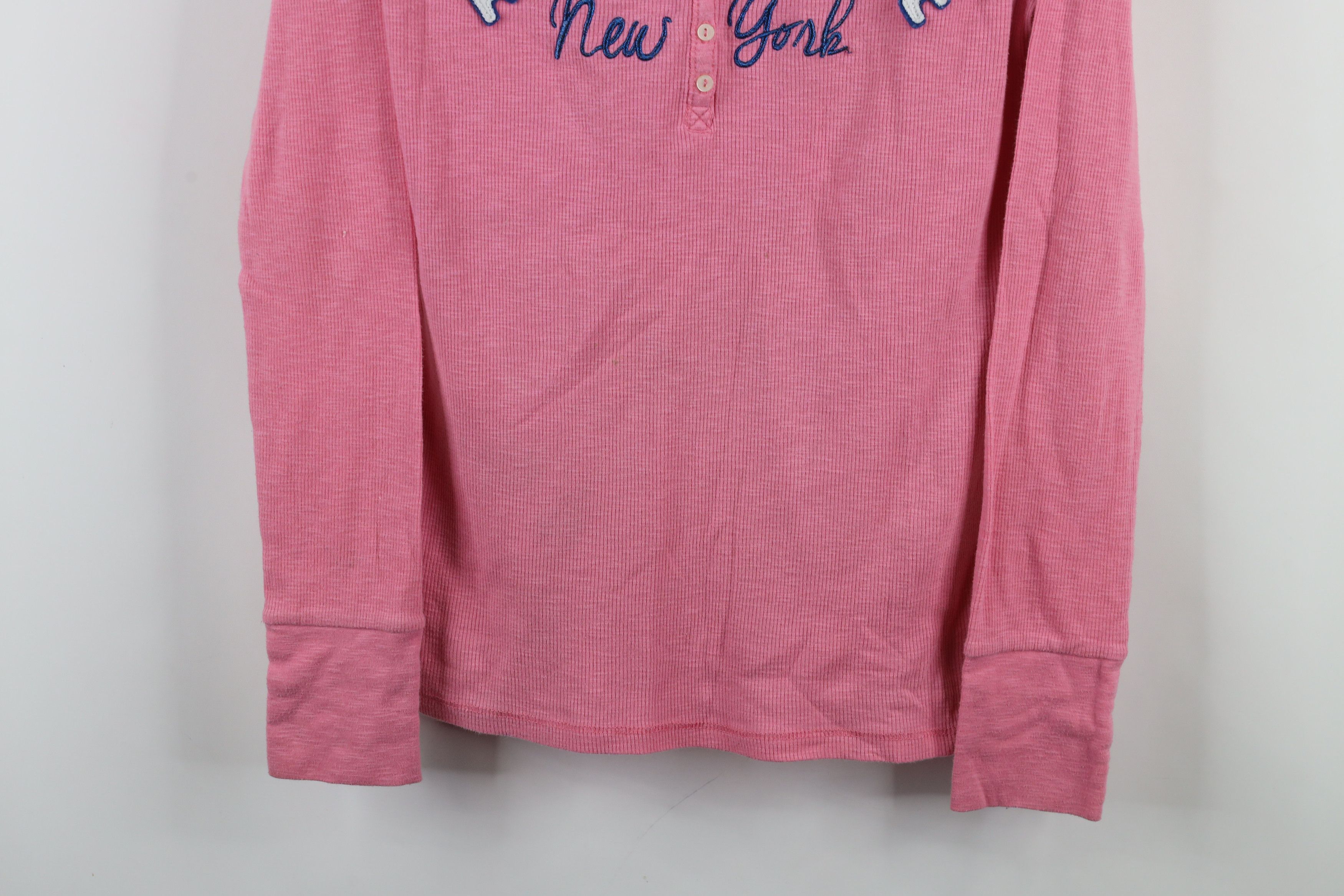 Aeropostale × Vintage Vintage Y2K 90s Aeropostale Waffle Knit Henley T-Shirt Size XL / US 12-14 / IT 48-50 - 3 Thumbnail