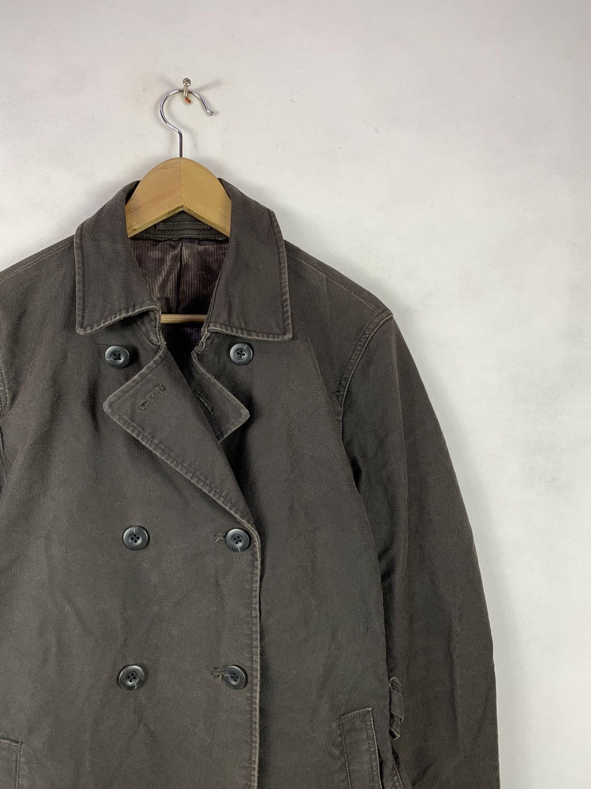 Japanese Brand Rare! Junmen Double Collar Workwear Denim Coat Jacket Size US S / EU 44-46 / 1 - 3 Thumbnail