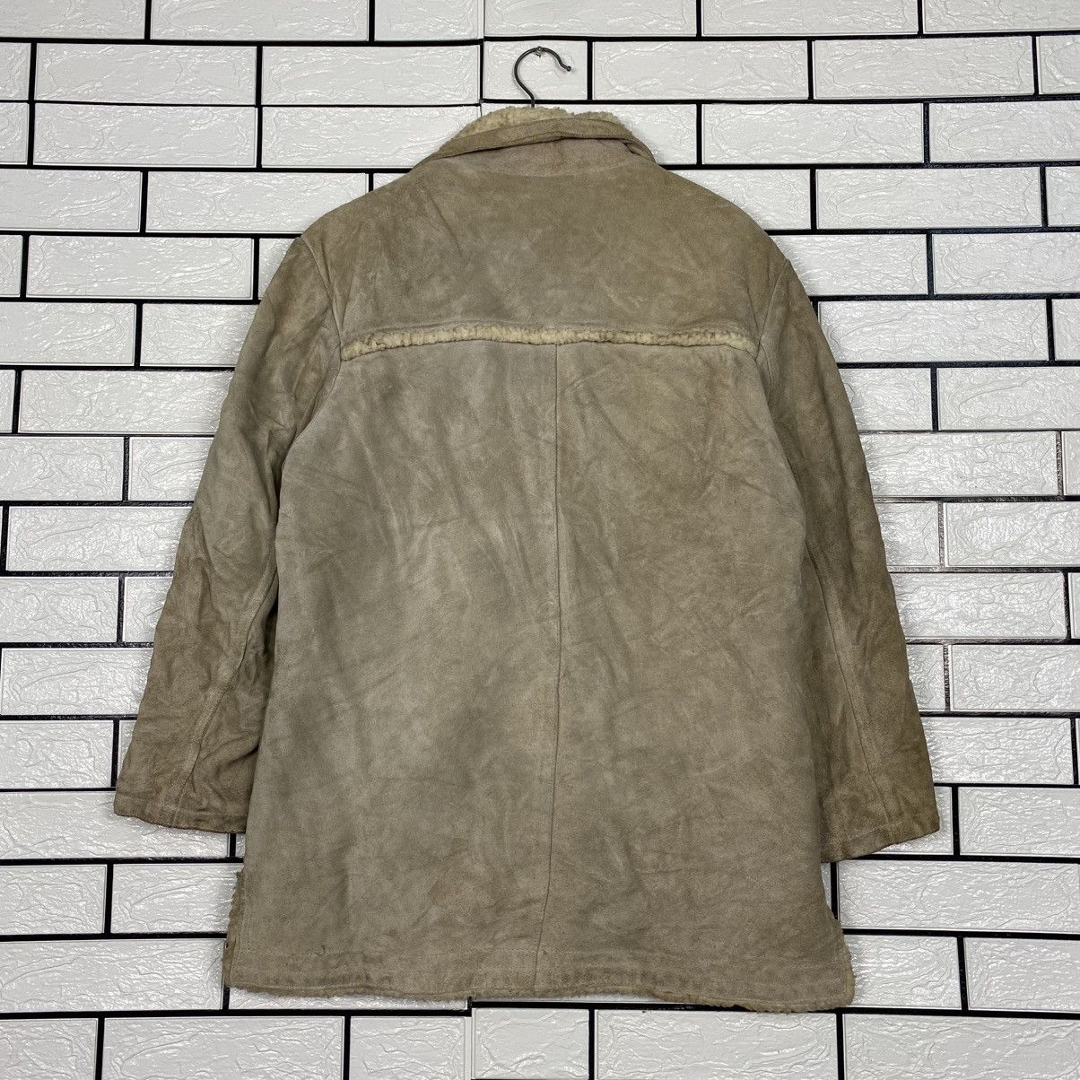 Marlboro 📌Vintage Marlboro Sherpa Genuine Leather Jacket Workwear Size US M / EU 48-50 / 2 - 9 Thumbnail