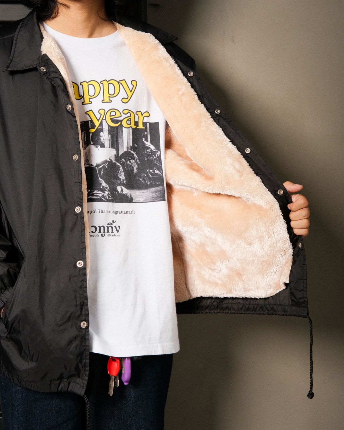 Keith Haring × Ships Jet Blue Keith Haring X Ships Jet Blue Coach Jacket Size US M / EU 48-50 / 2 - 6 Thumbnail