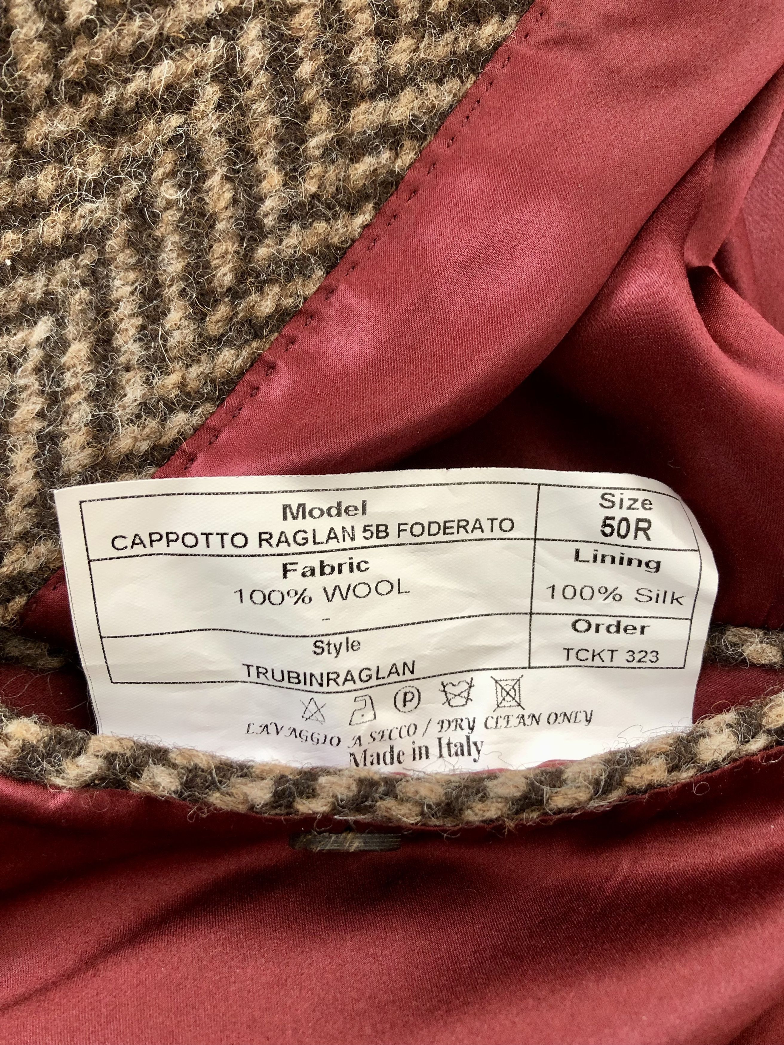 Rubinacci Rubinacci Raglan Tweed Coat (50) Size US M / EU 48-50 / 2 - 4 Thumbnail