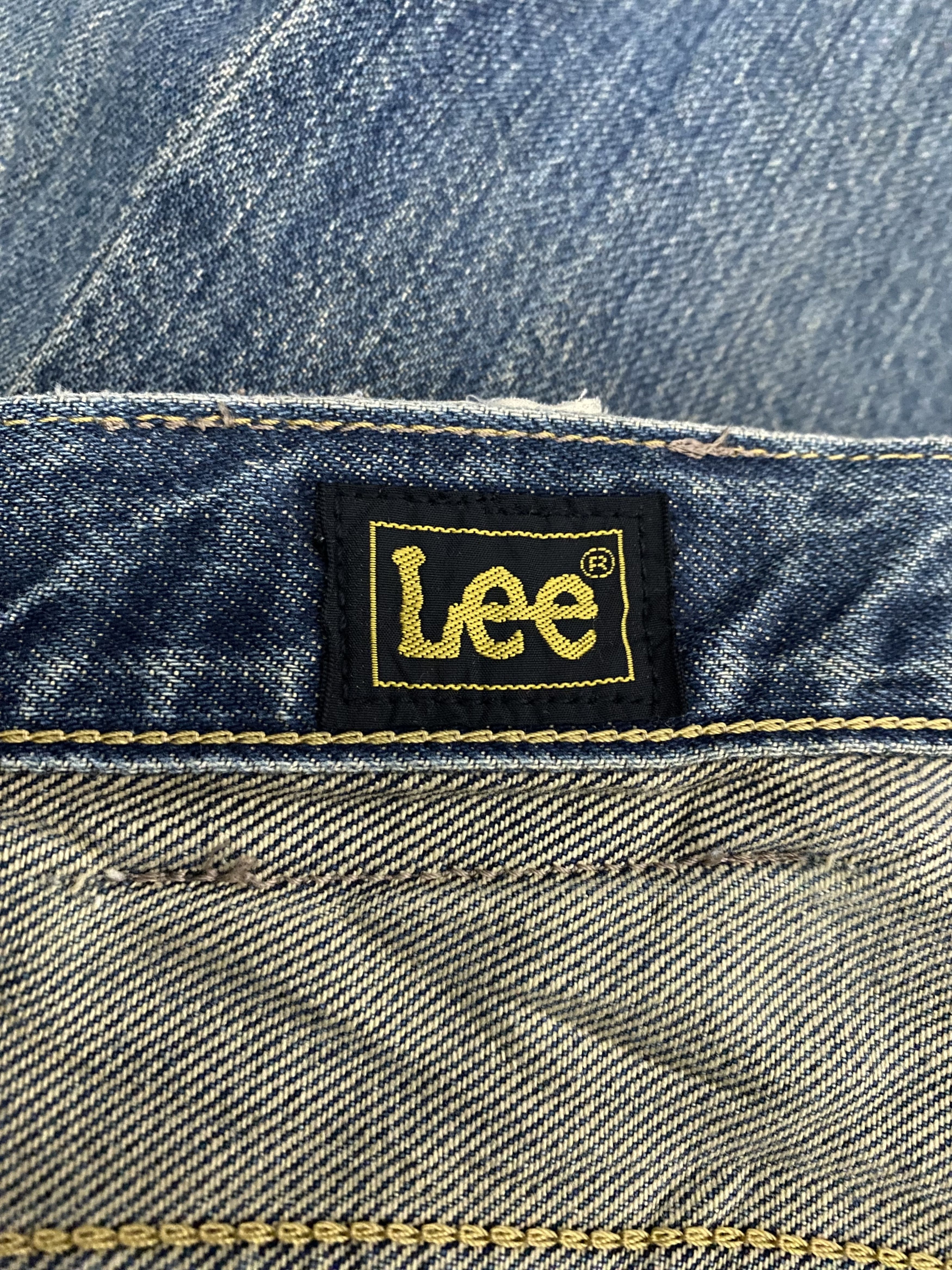 Lee Retro 90s Lee Dark Wash Faded Denim Workwear Jeans 34 Size US 34 / EU 50 - 14 Thumbnail