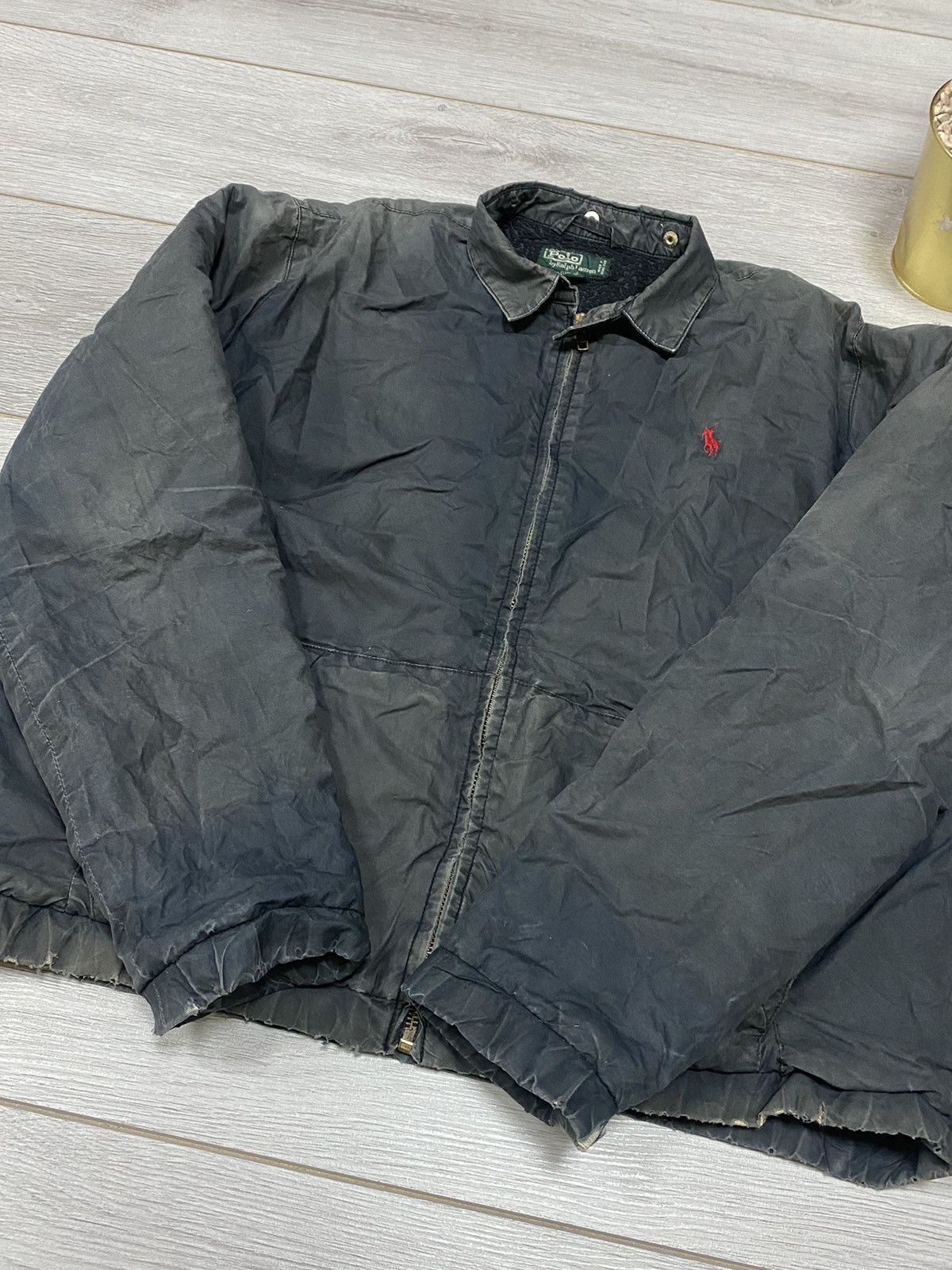 Polo Ralph Lauren POLO faded Ralph Lauren distressed zip jacket Size US S / EU 44-46 / 1 - 8 Thumbnail