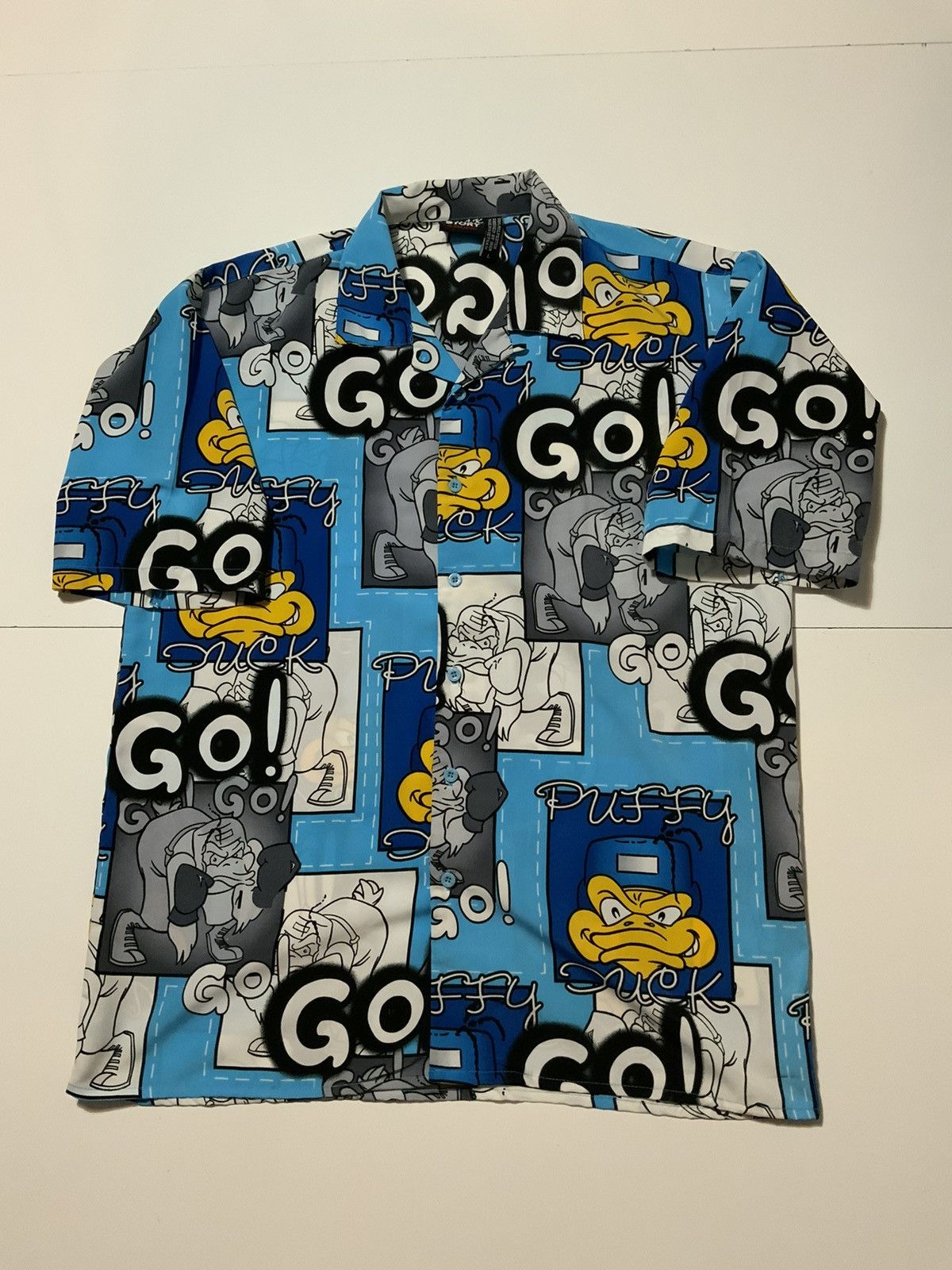 Vintage Vintage 90s 2000s Y2K Duck Story Iber Shirt Shorts 2PC Set Size US L / EU 52-54 / 3 - 2 Thumbnail
