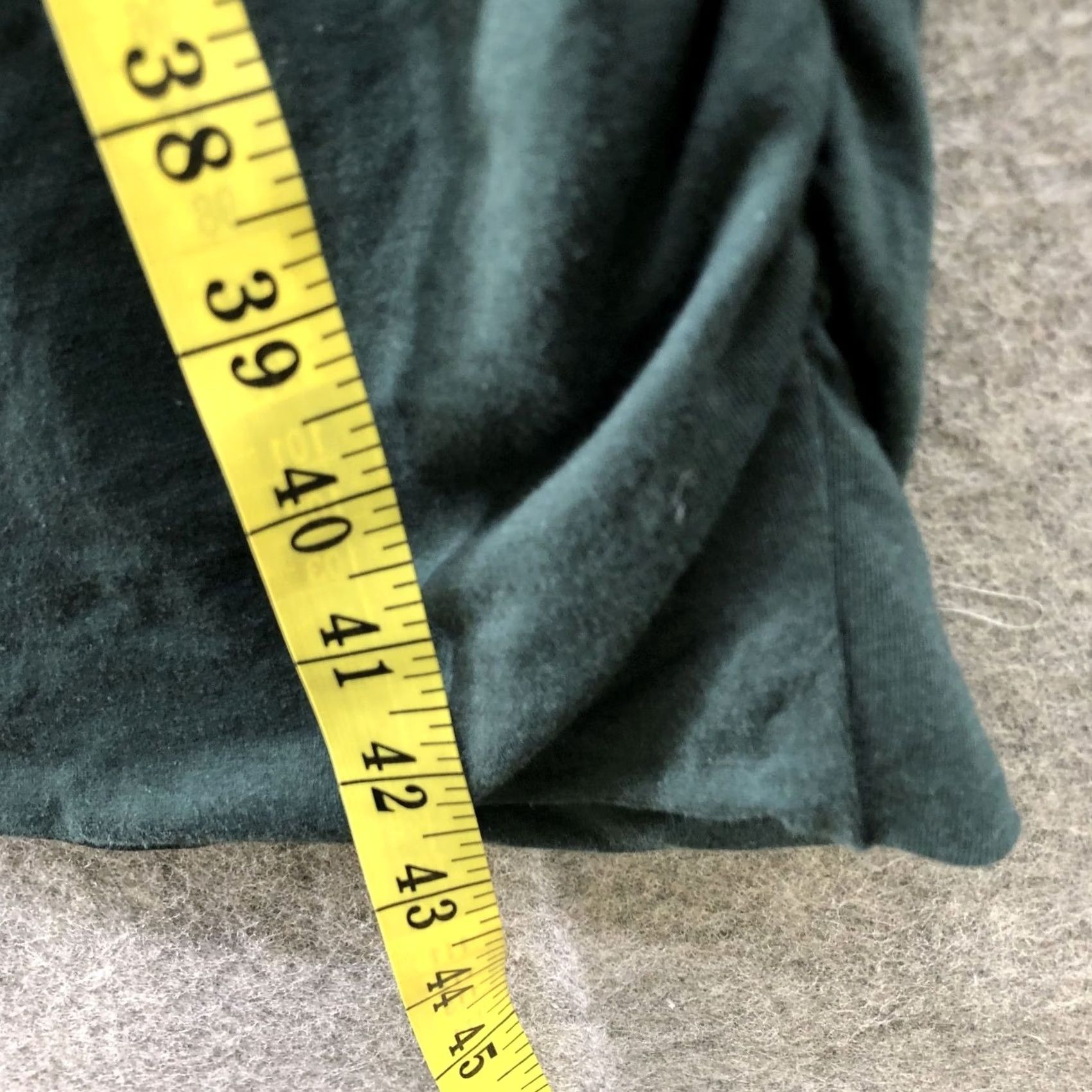 Vintage Hush Bodycon Long Sleeve T Shirt Dress Women S Green Ruched Modal Blend Dress Size S / US 4 / IT 40 - 7 Thumbnail