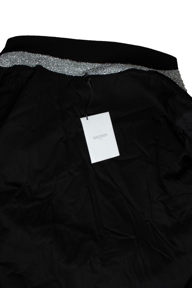 Balmain Balmain, Silver bomber with lurex Size US M / EU 48-50 / 2 - 8 Thumbnail