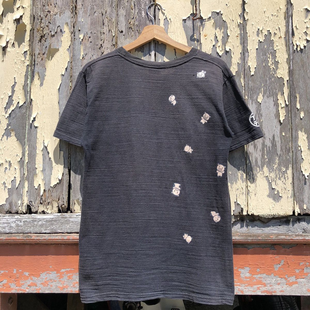 Japanese Brand 🔥steals🔥Japanese Brand Distressed Pig Tshirt Size US M / EU 48-50 / 2 - 11 Thumbnail