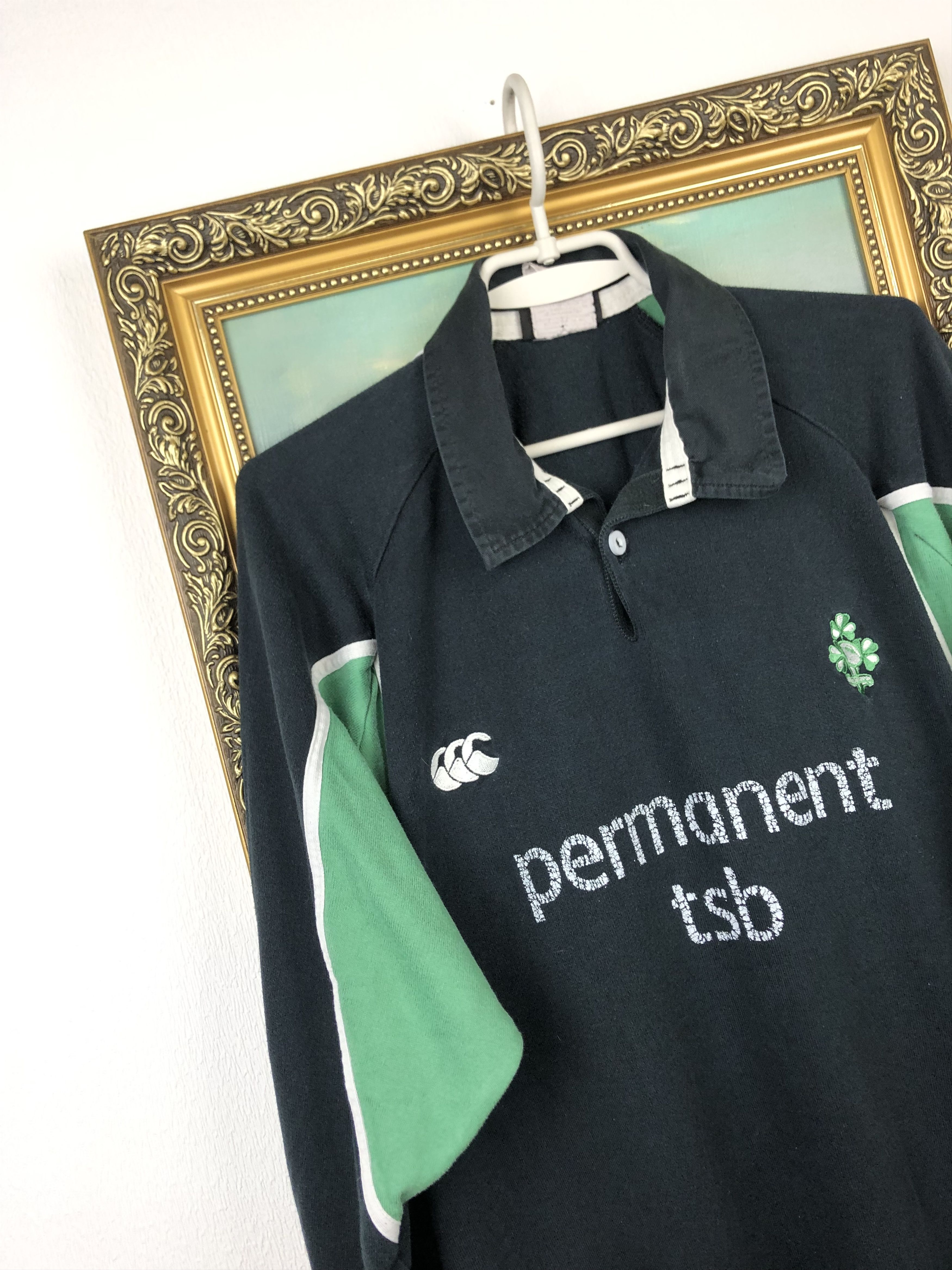 Canterbury of New Zealand Vintage Canterbury Ireland Rugby Jersey Shirt Long Sleeve Size US XXL / EU 58 / 5 - 3 Thumbnail