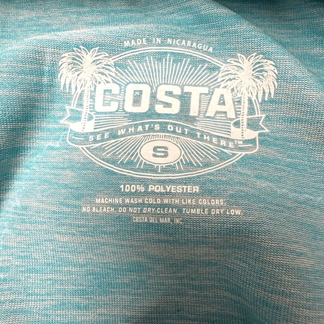 Costa Del Mar Costa Technical Crew Long Sleeve Performance Shirt Men S Blue Swordfish Graphic T-Shirt Activewear Crew Neck Costa Del Mar Size US S / EU 44-46 / 1 - 5 Thumbnail