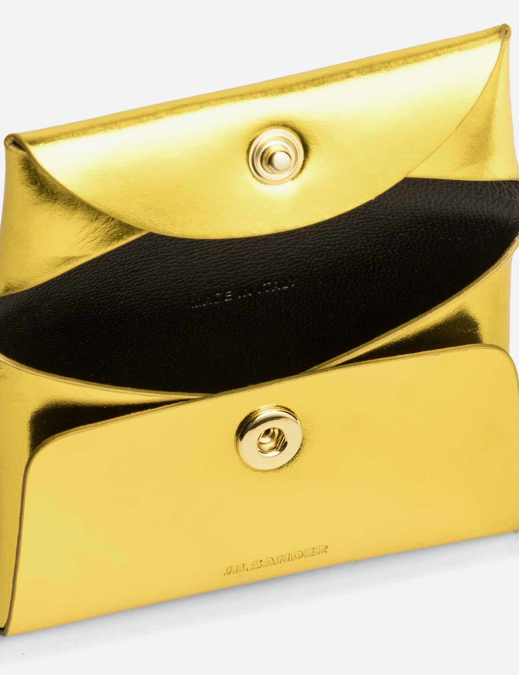 Jil Sander o1mt1gz0725 Size: OS / Coin Purse in Gold Size ONE SIZE - 3 Thumbnail