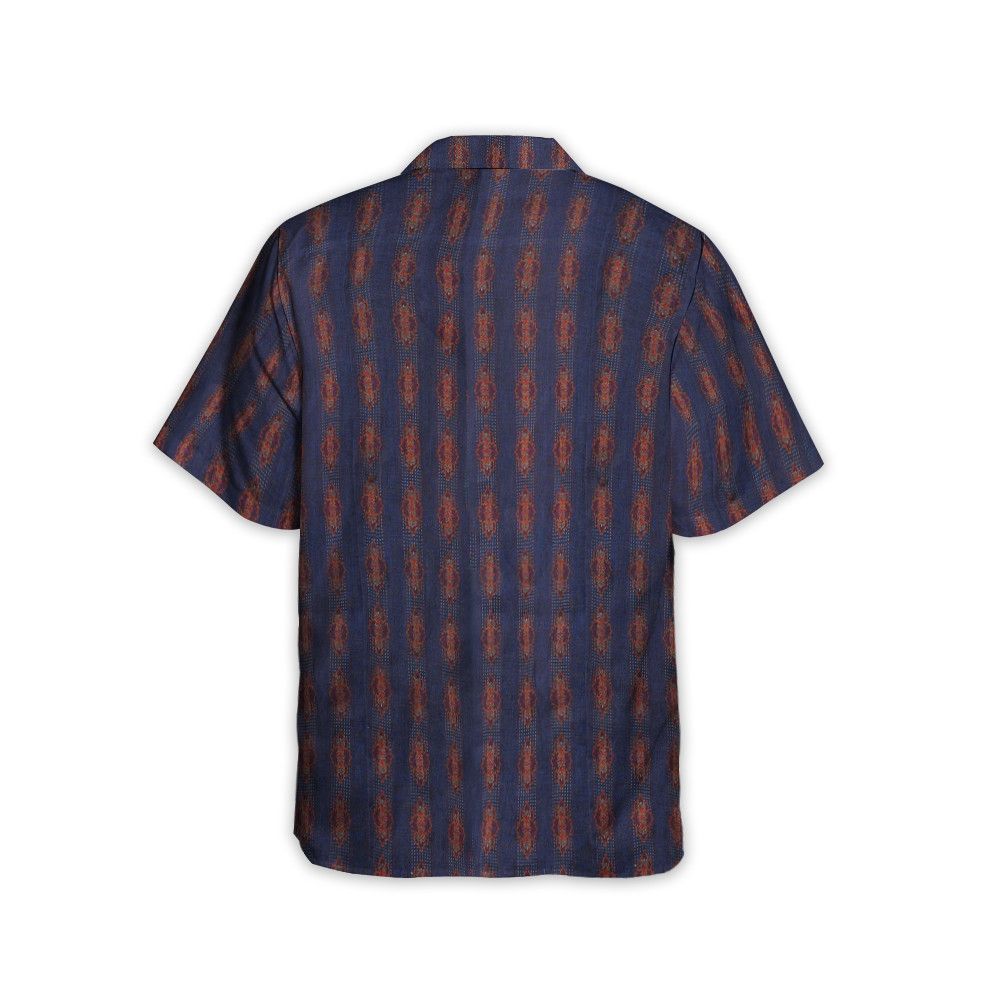 Designer Bowling Shirt with Voyage Imaginaire Print Size US M / EU 48-50 / 2 - 2 Thumbnail