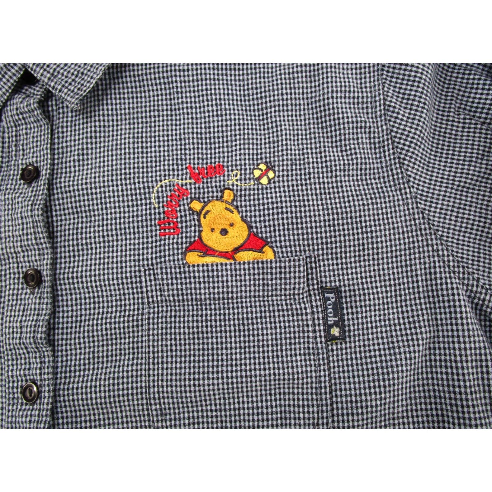 Vintage Vintage Winnie The Pooh Plaid Button Up Plus Size Blue Shirt User: Vintage Winnie The Pooh Plaid Button Up Plus Size Blue Shirt Size 4XL / US 24-26 - 2 Thumbnail
