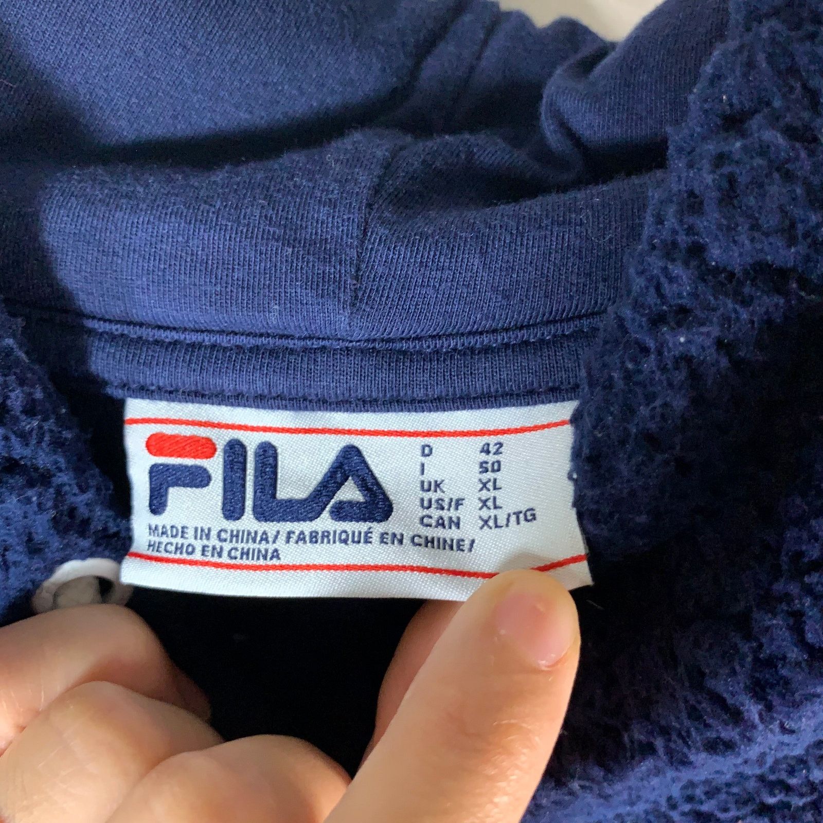 Fila FILA Blue Sherpa Pullover Women’s Hoodie Size XL Size XL / US 12-14 / IT 48-50 - 5 Thumbnail