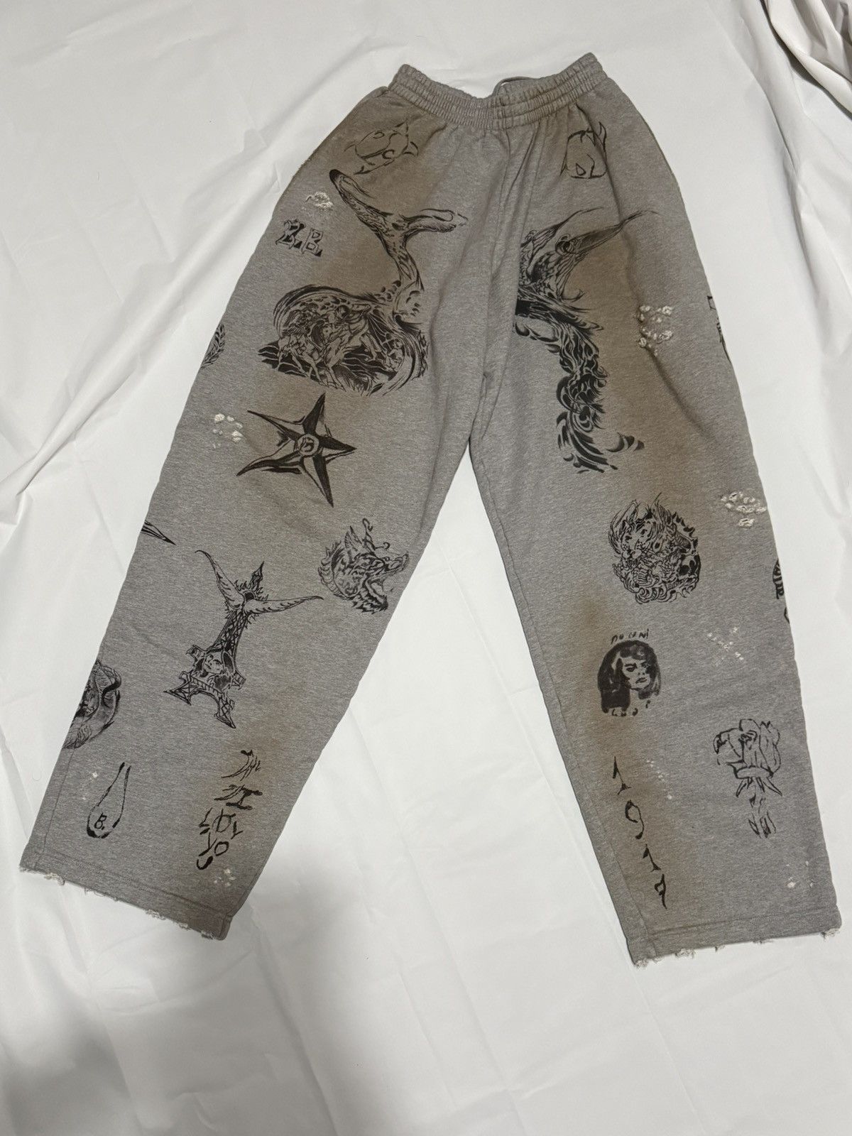 Balenciaga tattoo sweatpants