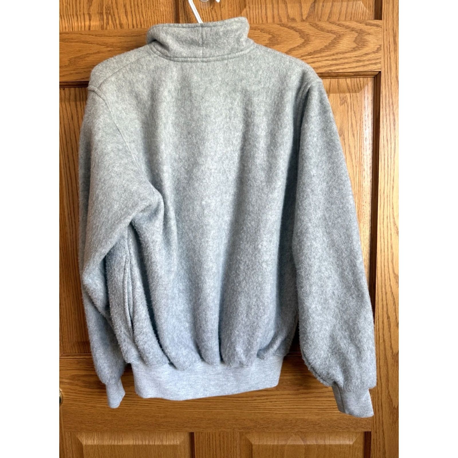 Vintage VINTAGE HOBIE Mens Gray Fleece Pullover Medium 90s Y2K Sporty Size US M / EU 48-50 / 2 - 6 Thumbnail