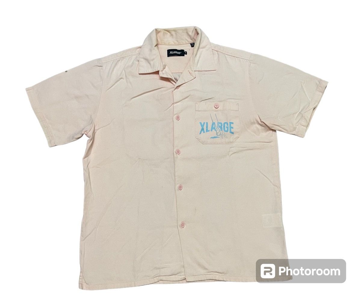 Japanese Brand × Xlarge OG STYLE XLARGE WORKWEAR BUTTON UP RARE BACKHIT Size US M / EU 48-50 / 2 - 2 Thumbnail