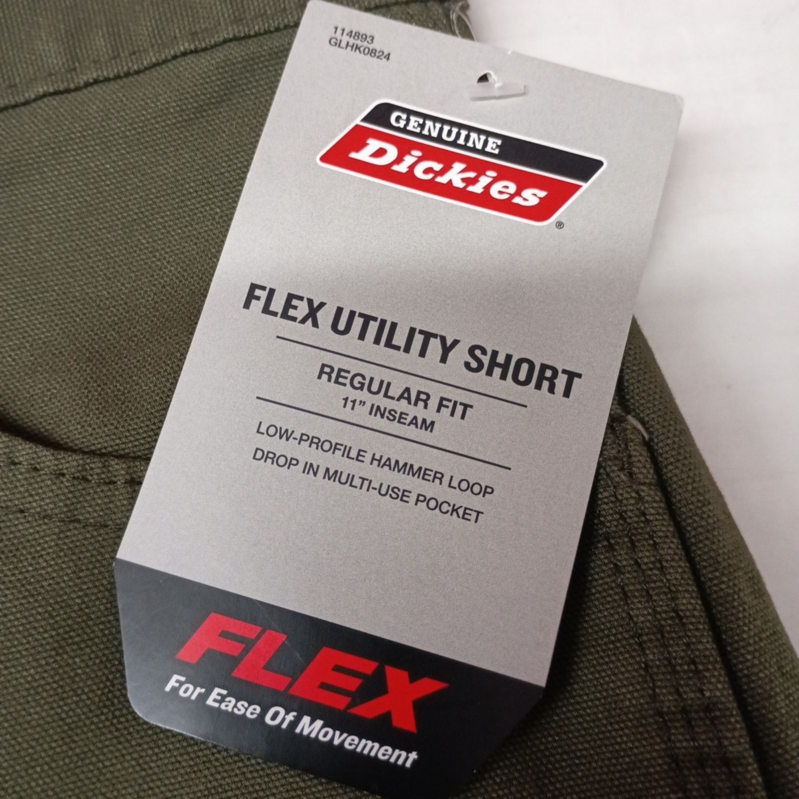Dickies Dickies Men's Size 40 11” Ins Green Work Shorts Flex Utility Size US 40 / EU 56 - 2 Thumbnail