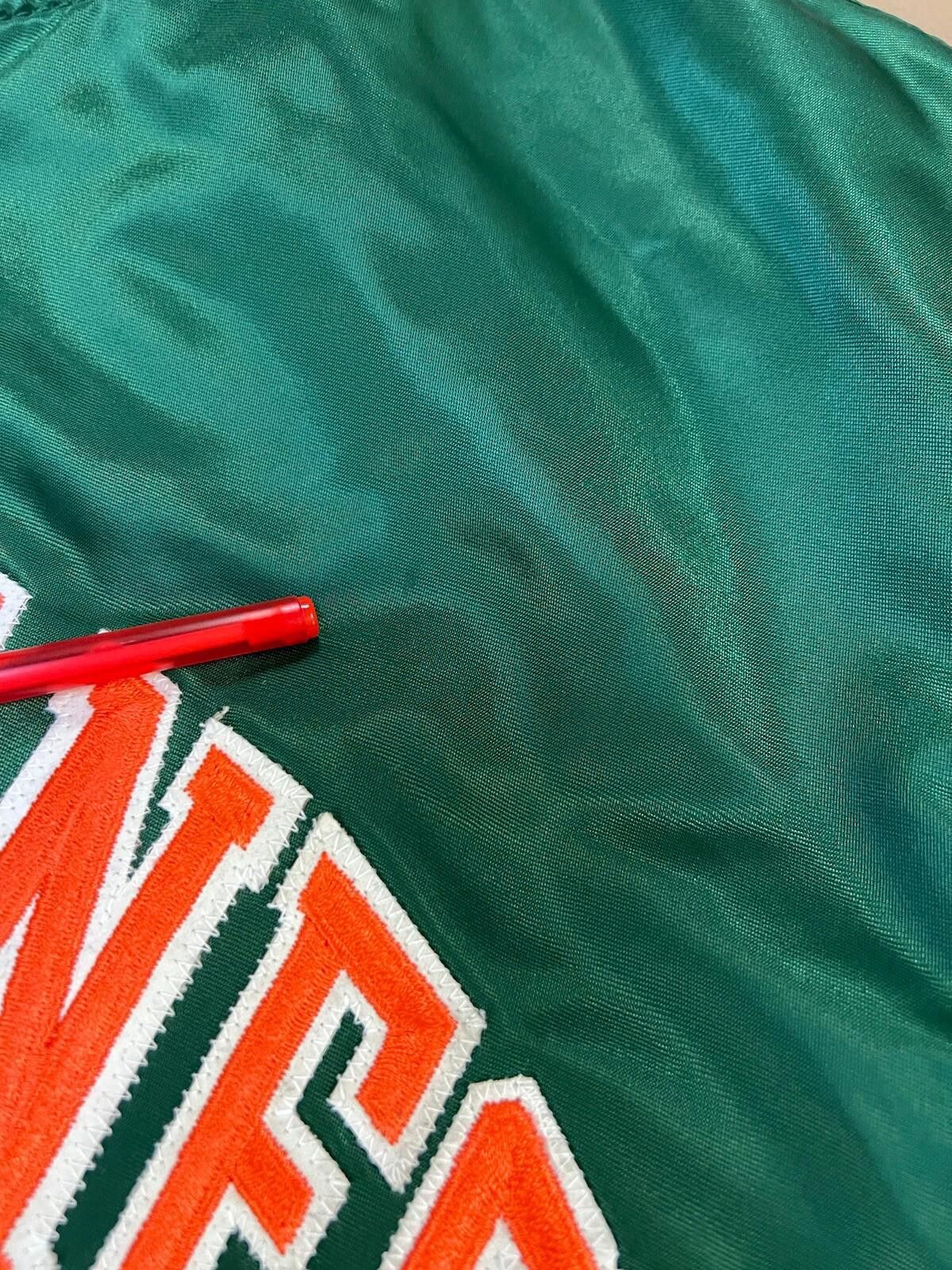 Starter Starter Miami Hurricanes Bomber Satin NCAA Jacket M Medium Size US M / EU 48-50 / 2 - 10 Thumbnail