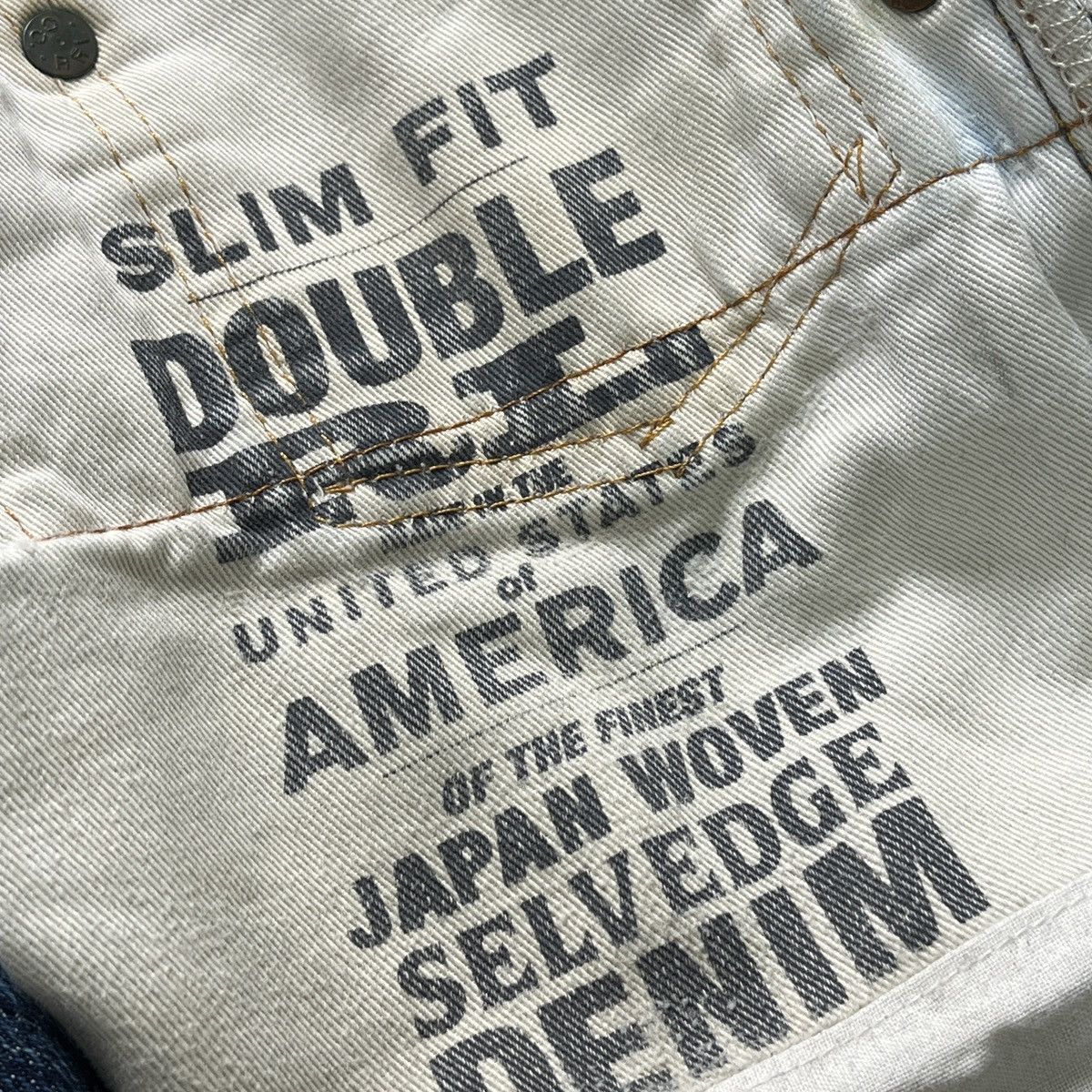 RRL Ralph Lauren Vintage RRL Ralph Lauren Hidden Rivet Distressed Denim Size US 34 / EU 50 - 19 Thumbnail