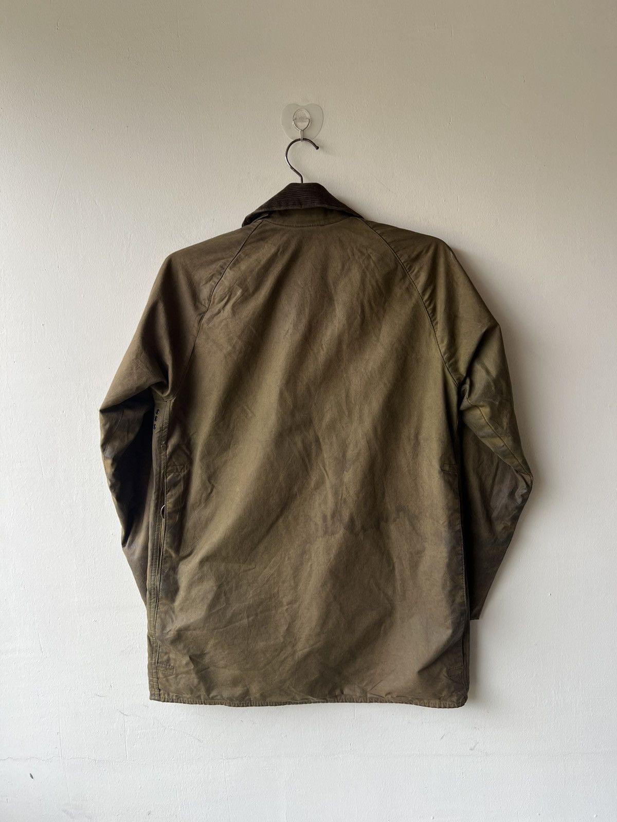 Barbour Trashed Vintage Barbour Beaufort Distressed Waxed Jacket Size US S / EU 44-46 / 1 - 3 Thumbnail