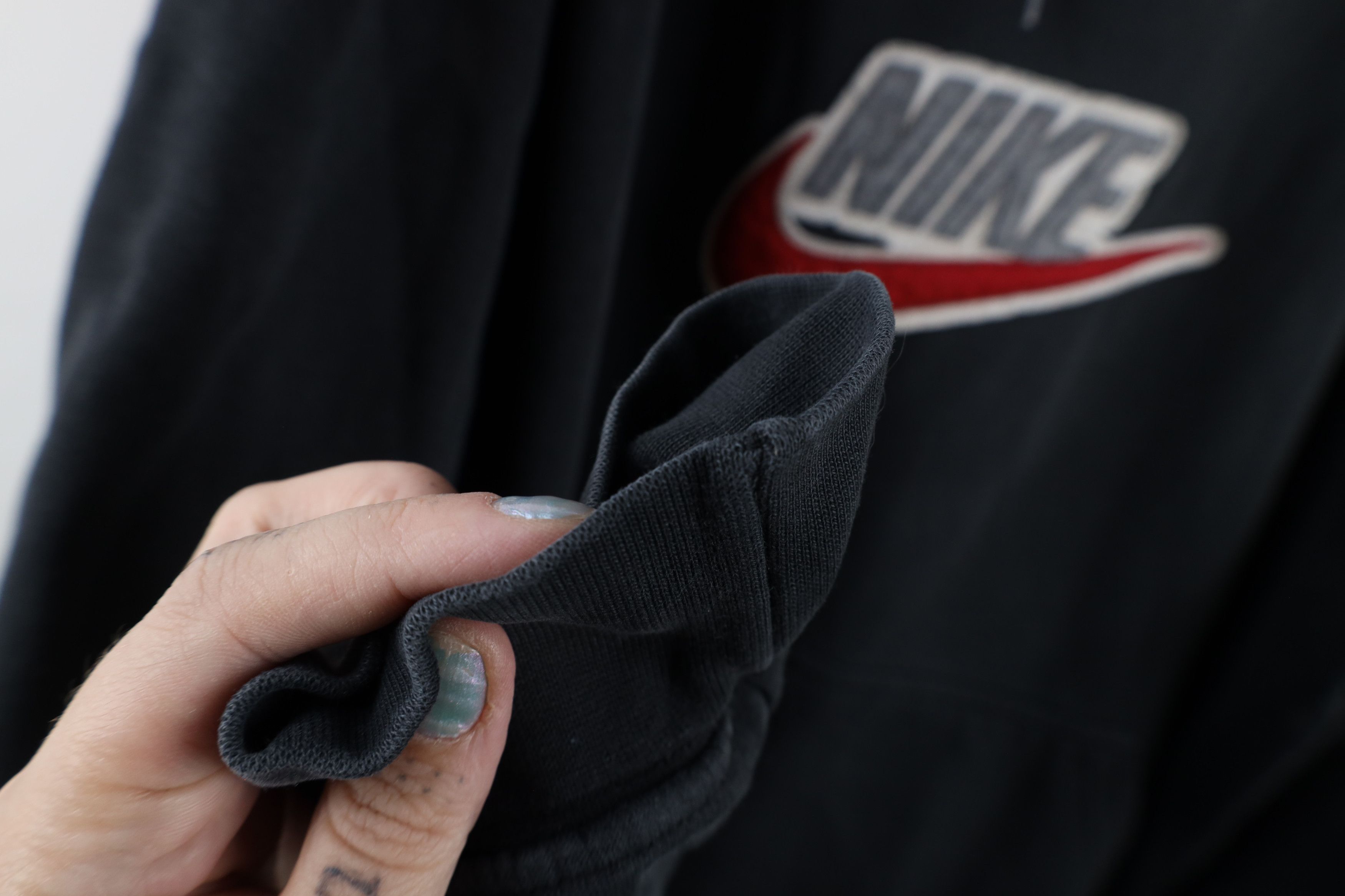 Nike Vintage Nike Logo Travis Scott Center Swoosh Hoodie Black Size US XXL / EU 58 / 5 - 8 Thumbnail